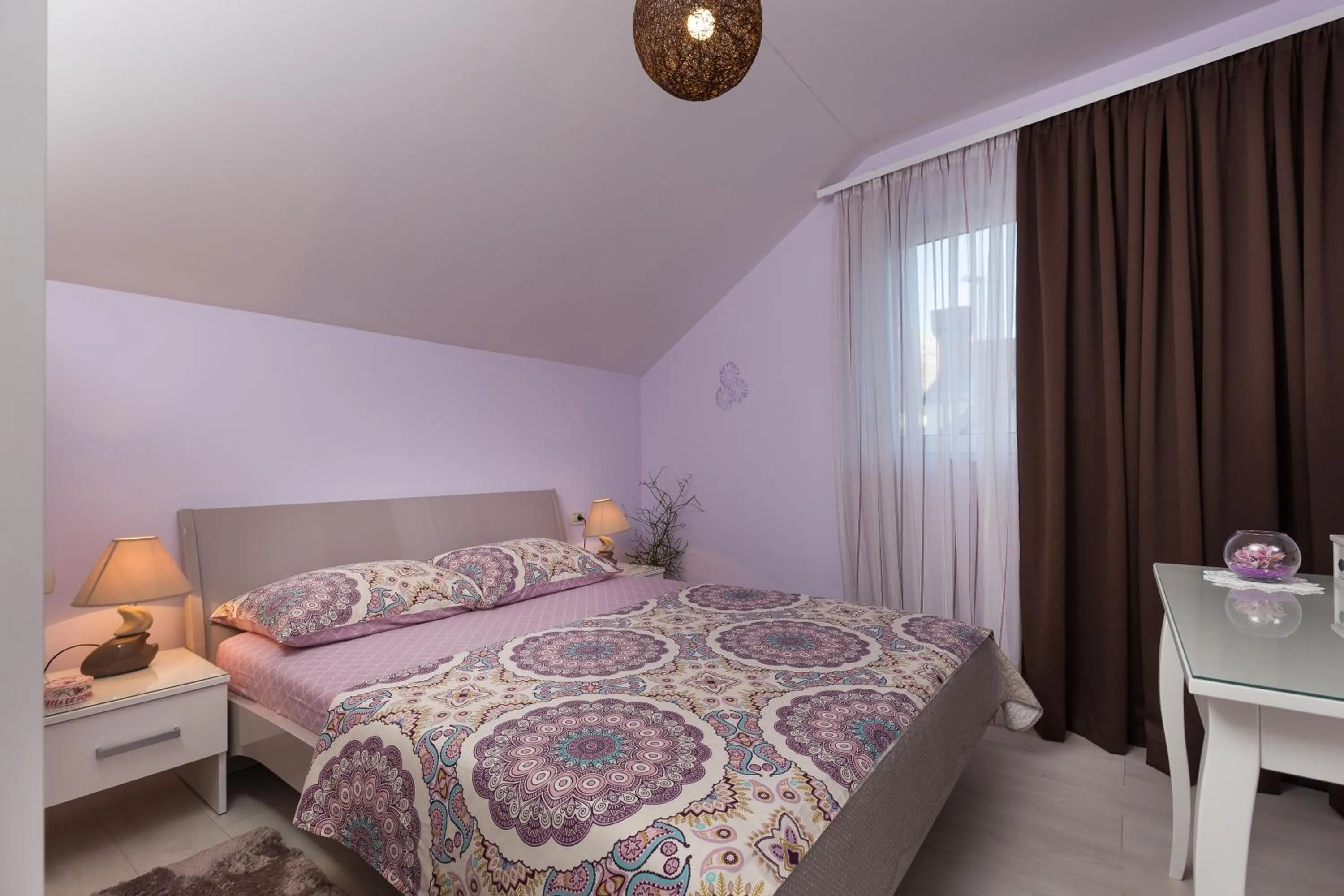 Bed in Cetinic Apartment