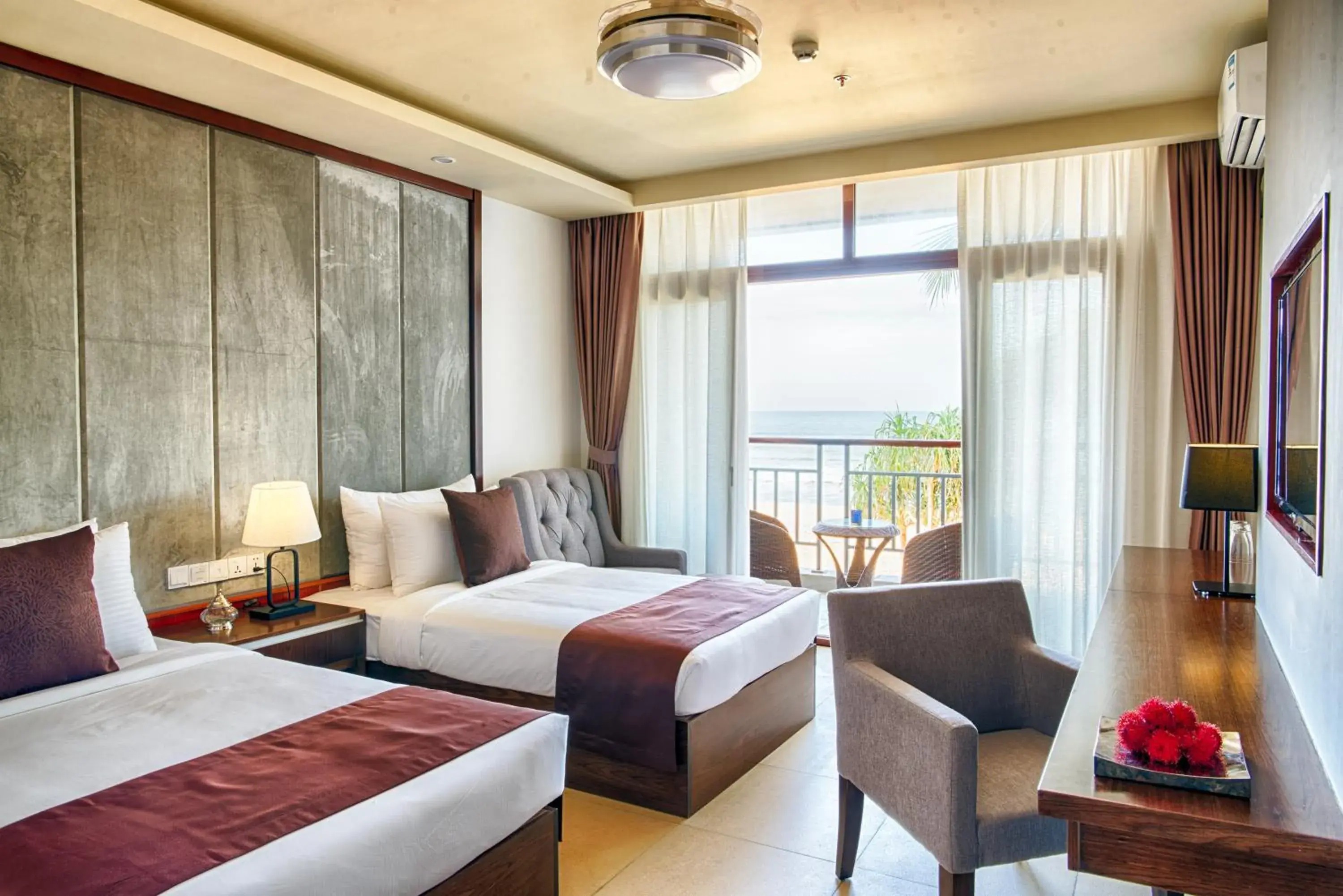 Bedroom, Bed in Jie Jie Beach Hotel Bedroom, Bed in Jie Jie Beach Hotel