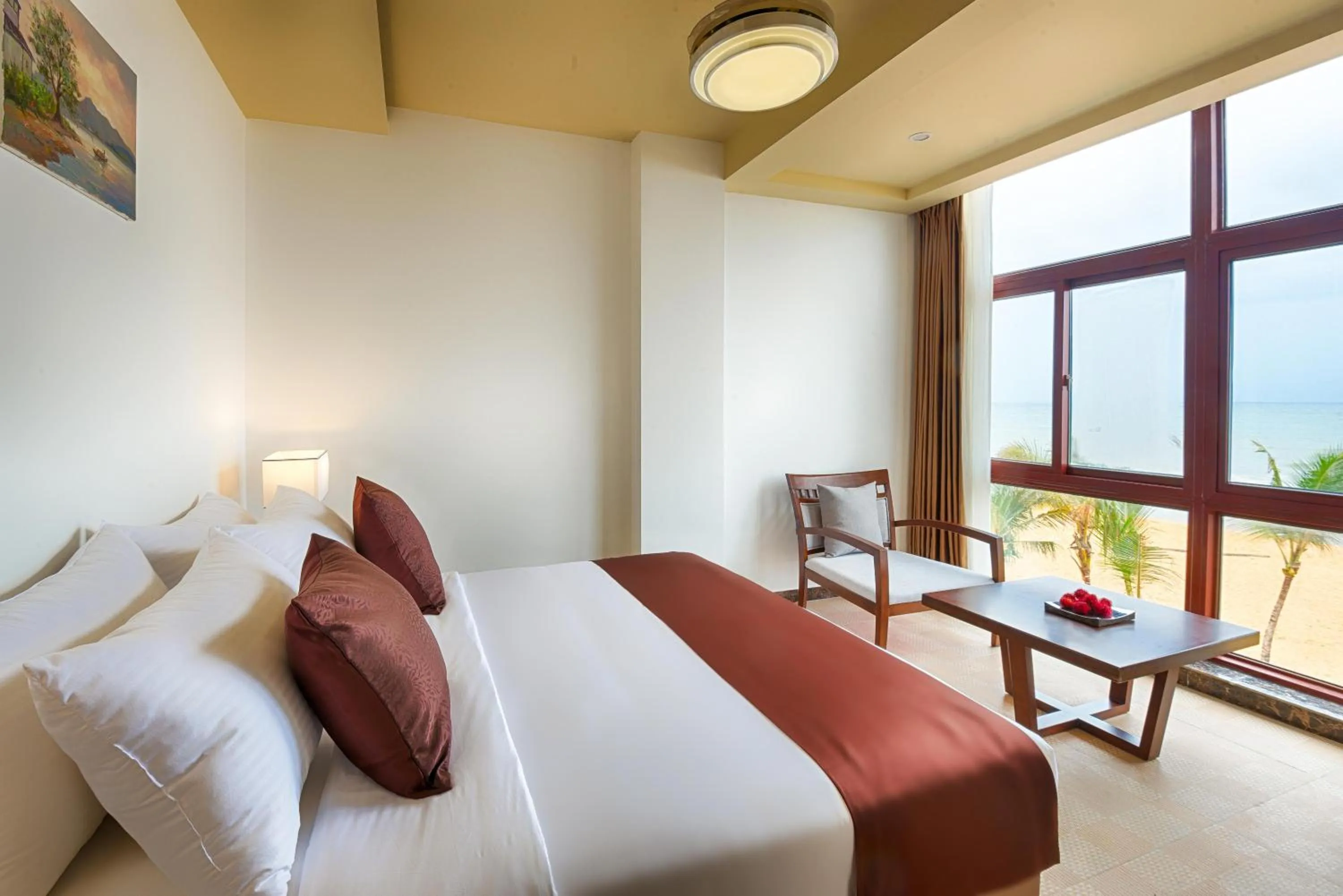 Bedroom in Jie Jie Beach Hotel