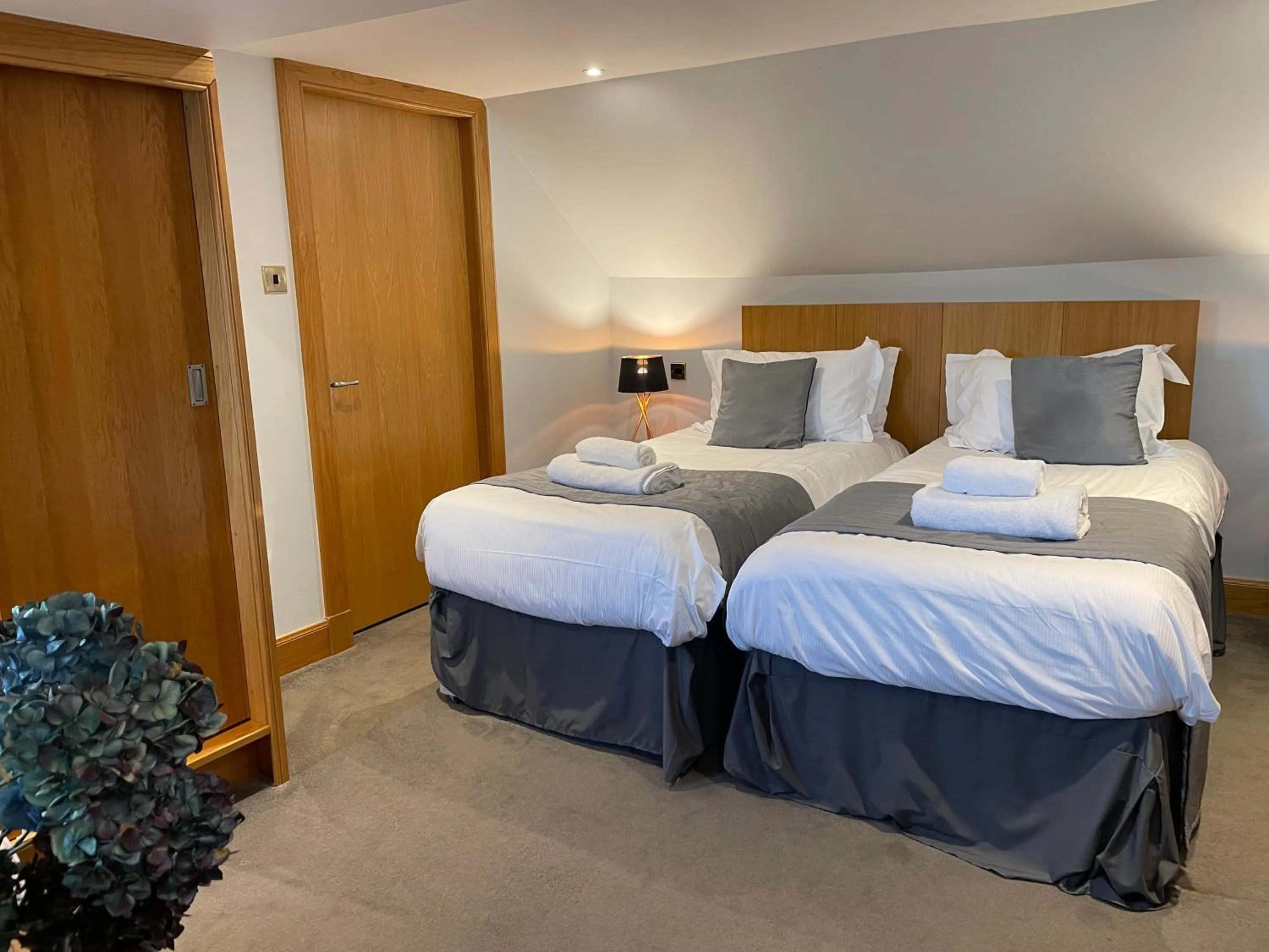 Bed in The Ship Inn - Winner Best Hotel Experience 2024 Visit Scotland