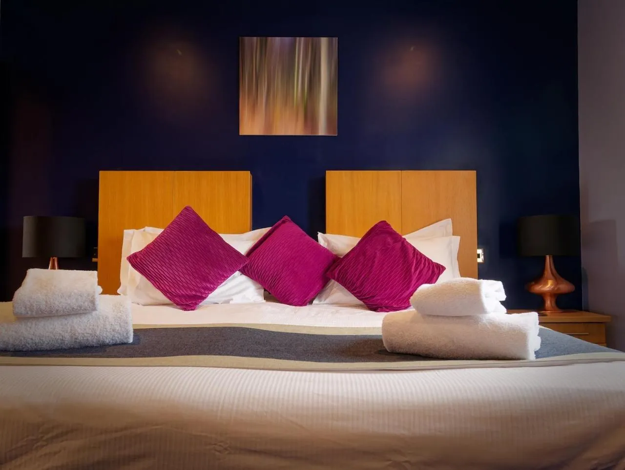 Bedroom, Bed in The Ship Inn - Winner Best Hotel Experience 2024 Visit Scotland