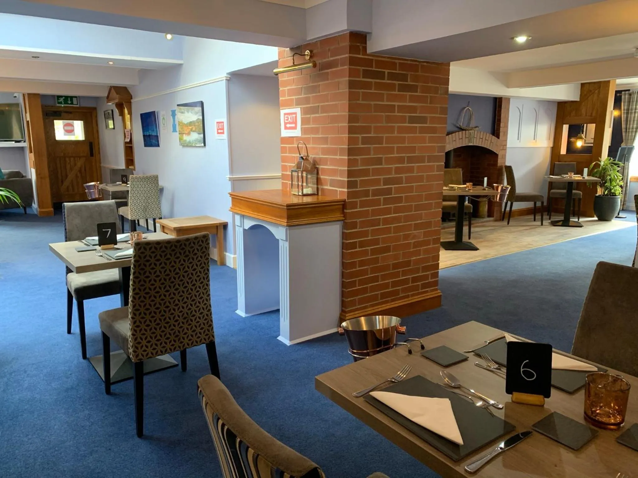 Dining area in The Ship Inn - Winner Best Hotel Experience 2024 Visit Scotland