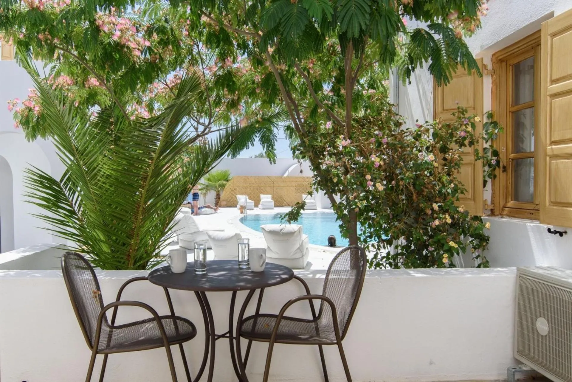 Balcony/Terrace in Santorini Crystal Blue Boutique Hotel