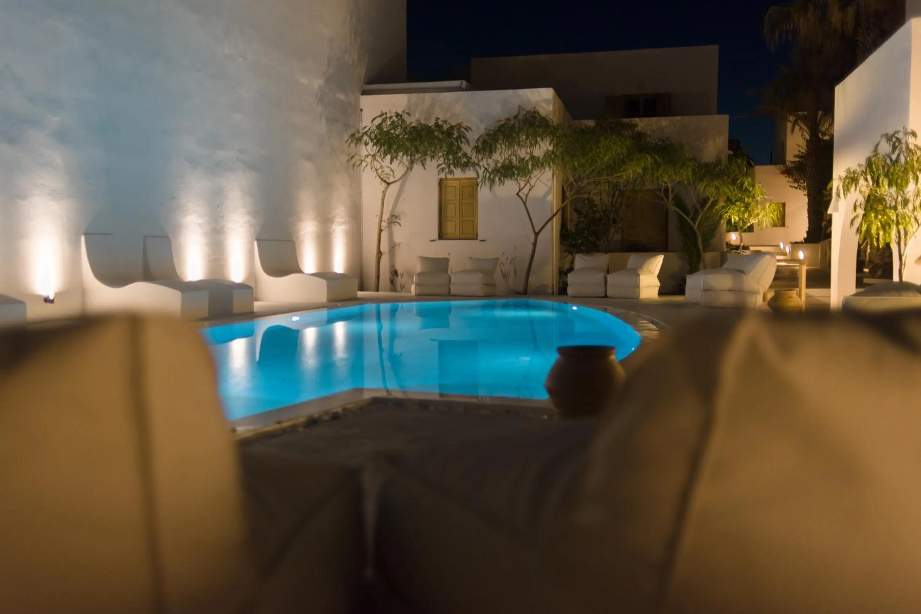 Swimming pool in Santorini Crystal Blue Boutique Hotel