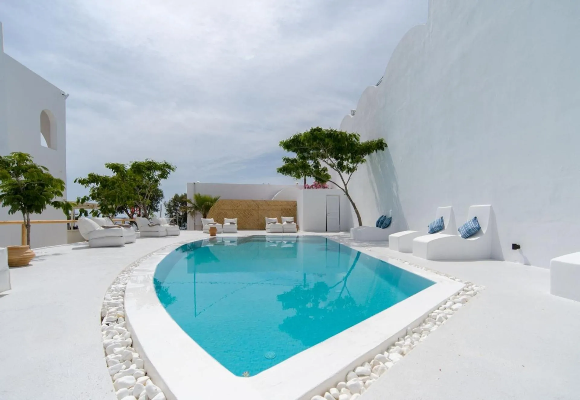 Swimming pool in Santorini Crystal Blue Boutique Hotel