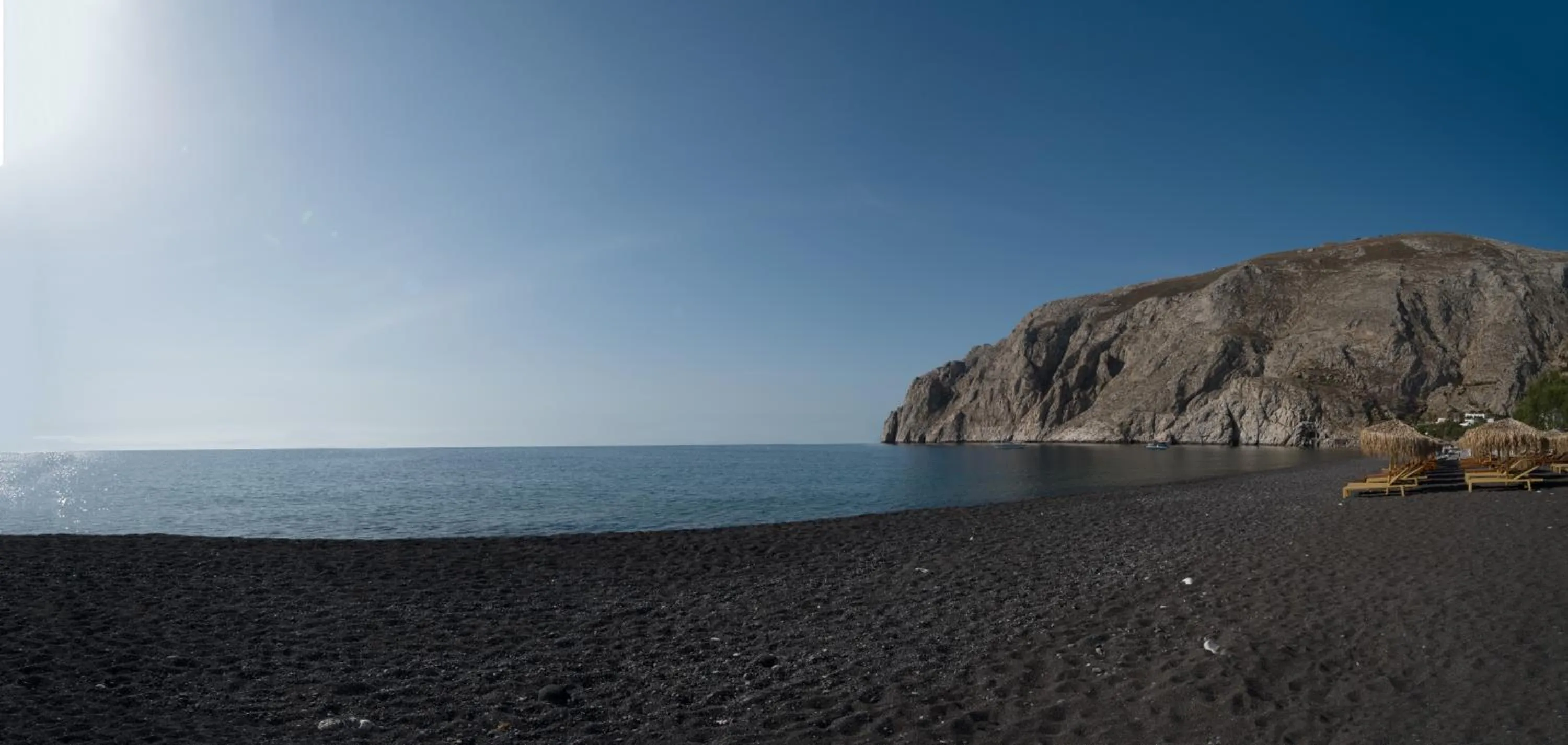 Beach in Santorini Crystal Blue Boutique Hotel