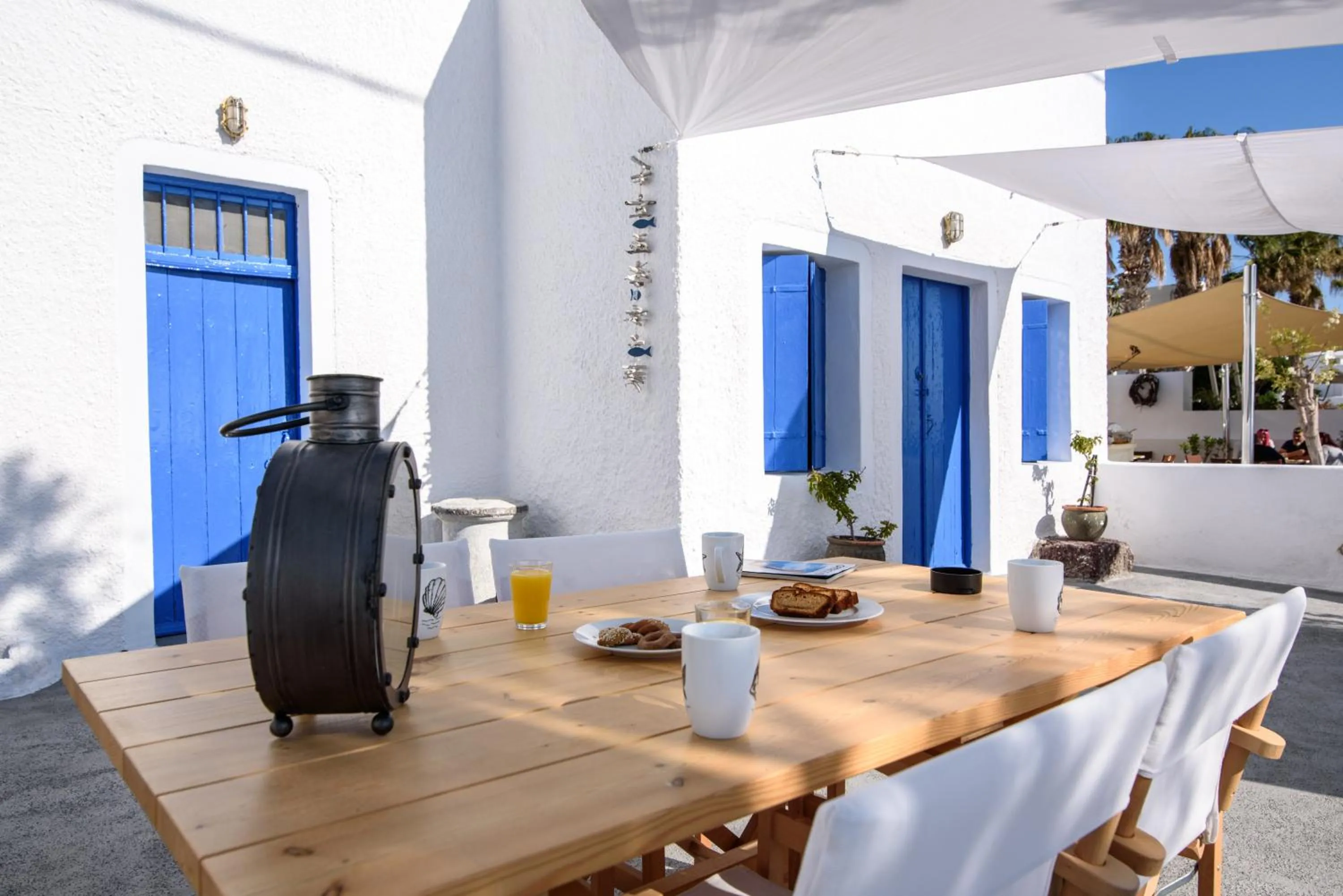 Balcony/Terrace in Santorini Crystal Blue Boutique Hotel