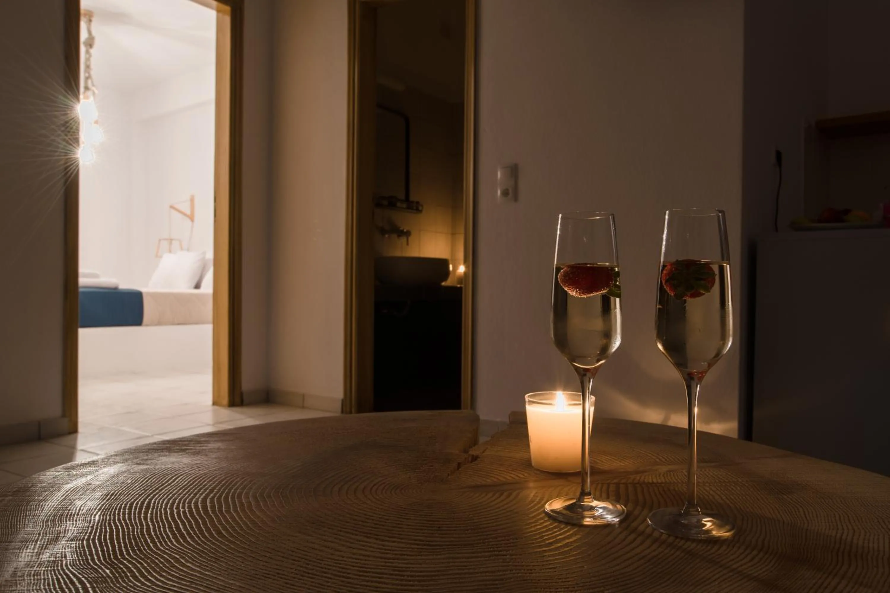 Photo of the whole room in Santorini Crystal Blue Boutique Hotel