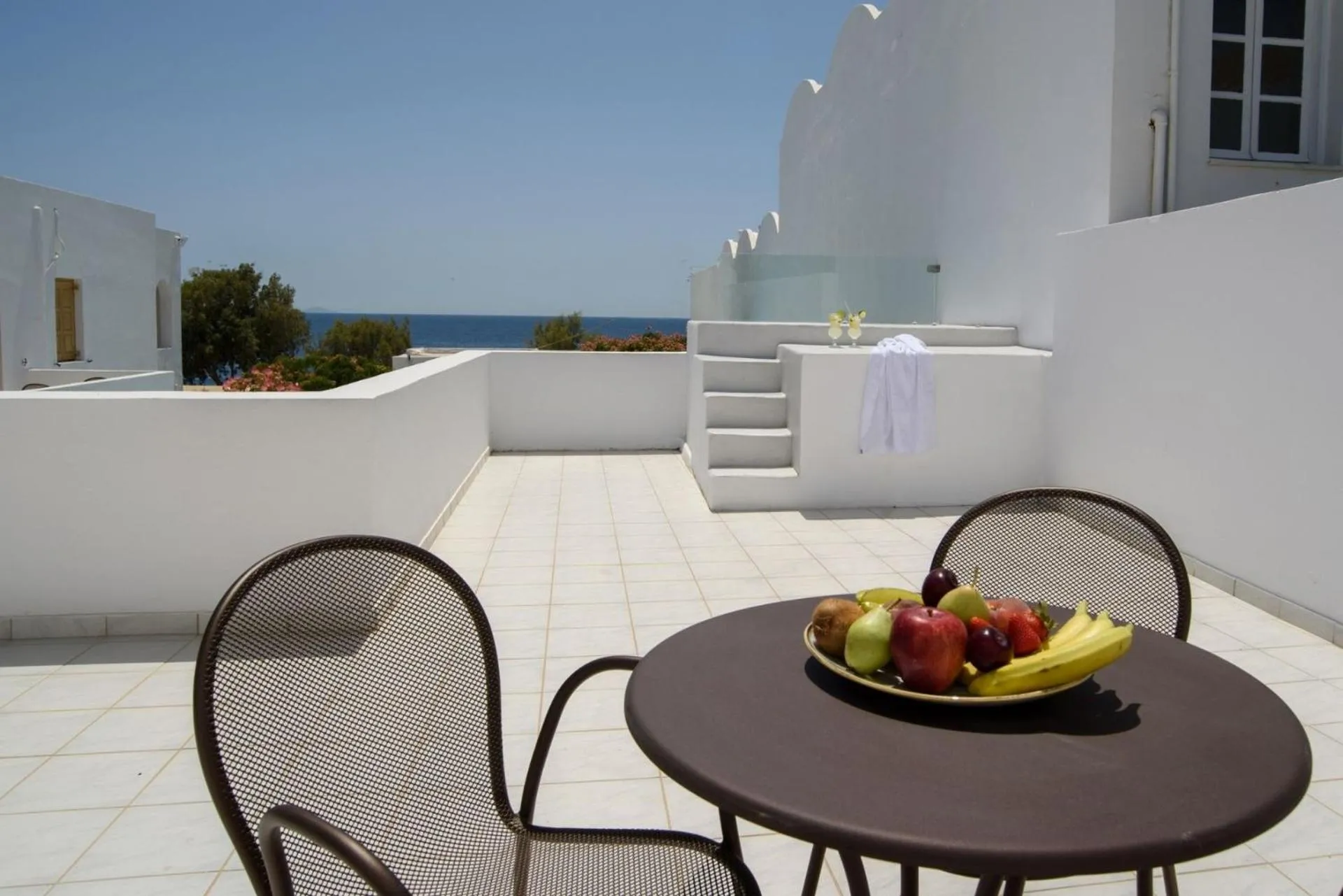 Balcony/Terrace in Santorini Crystal Blue Boutique Hotel
