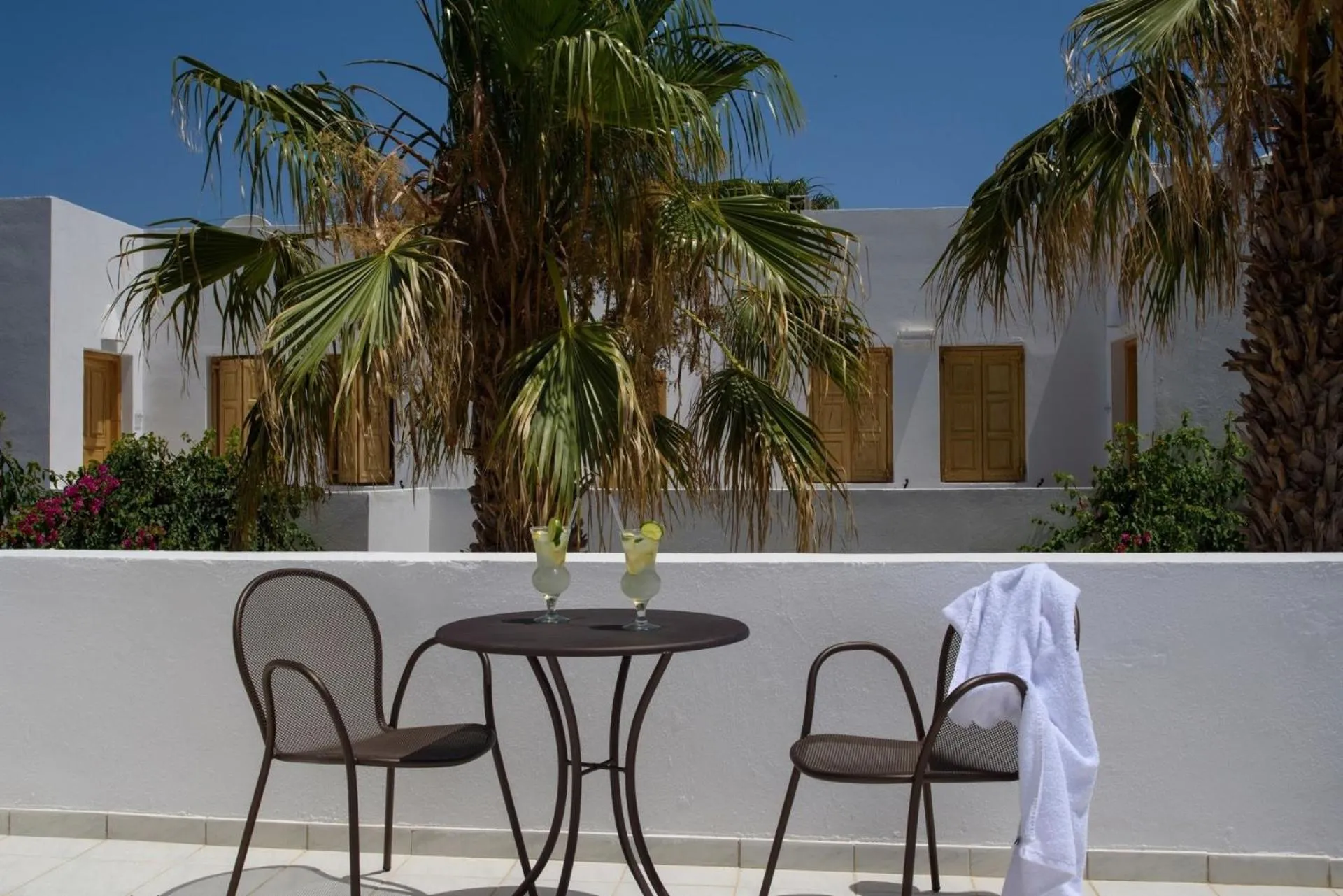 Balcony/Terrace in Santorini Crystal Blue Boutique Hotel