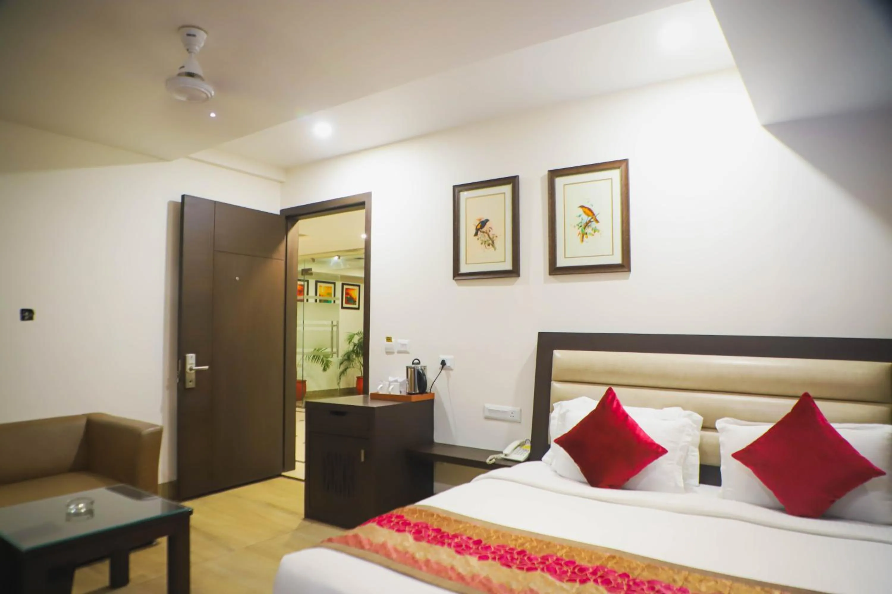 Bed in Hotel Central Palace