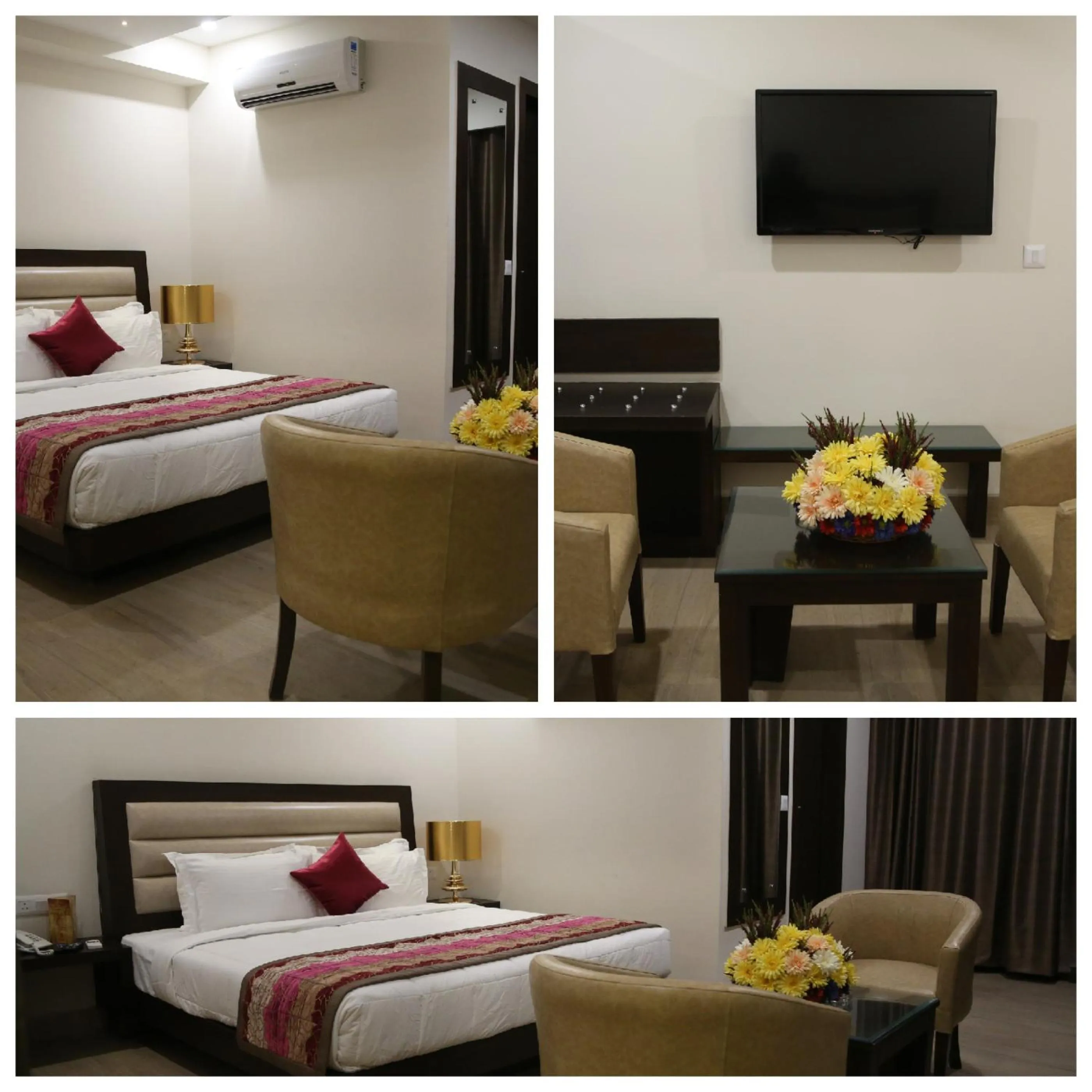 Decorative detail, Bed in Hotel Central Palace