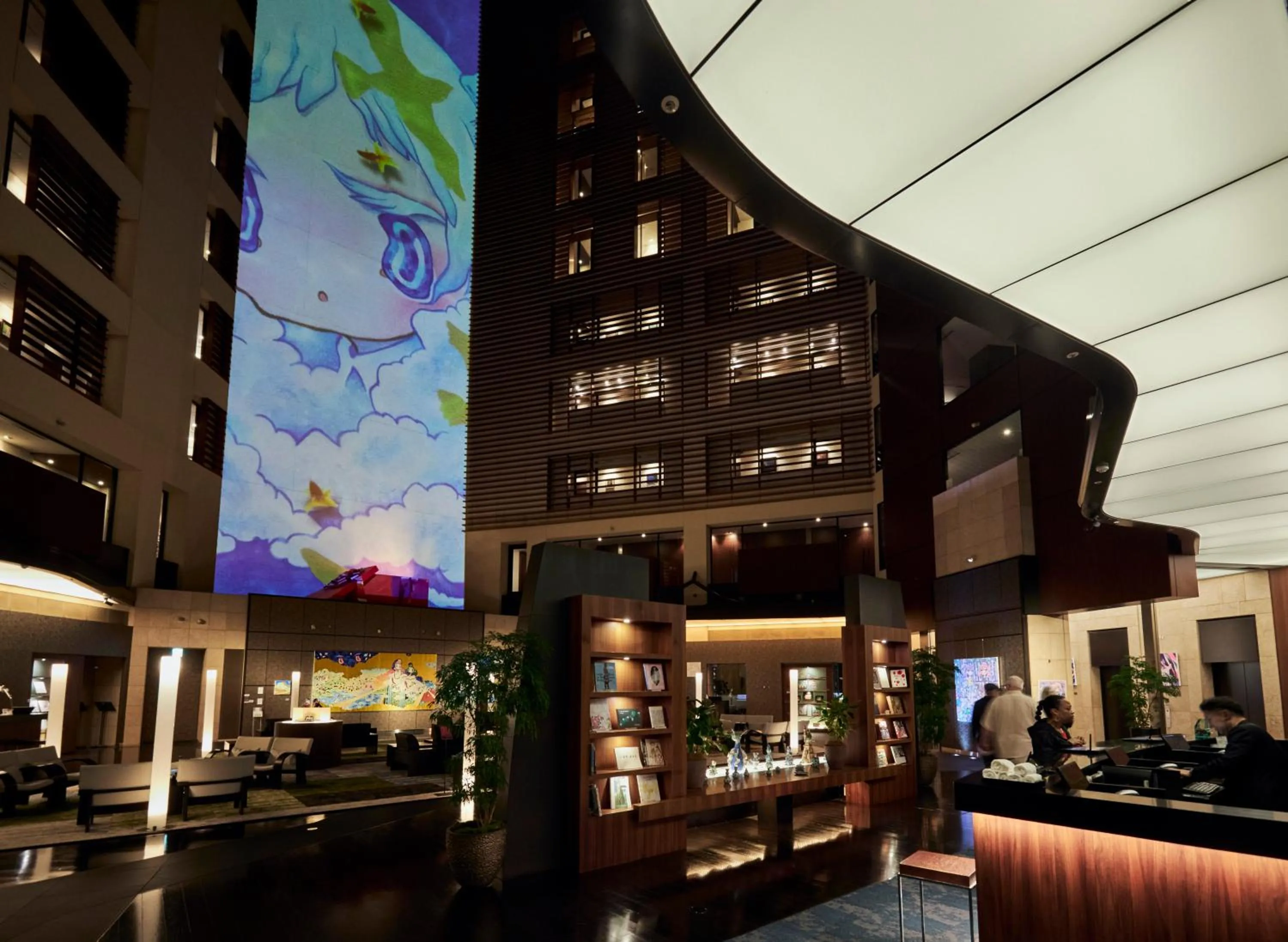 Decorative detail in Park Hotel Tokyo