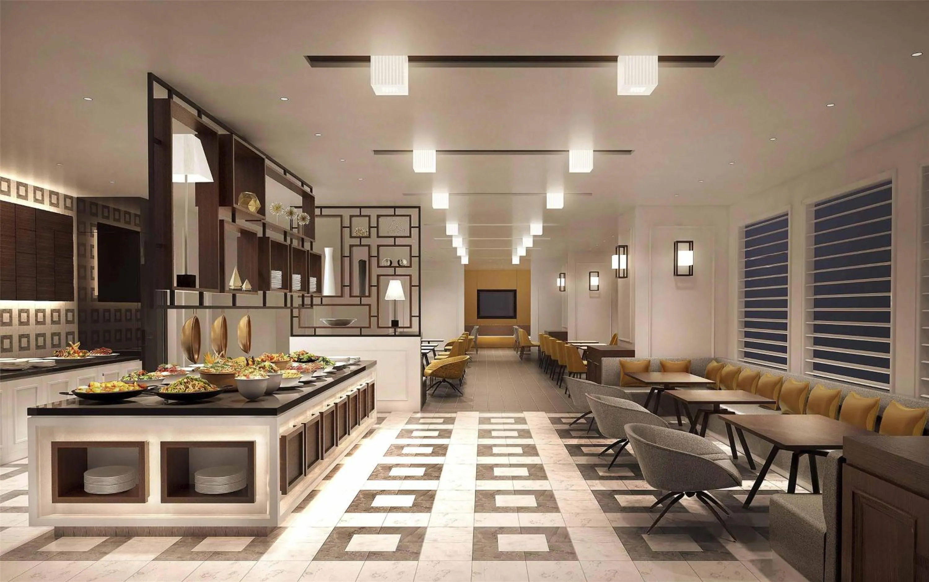 Property building in Hilton Osaka Hotel