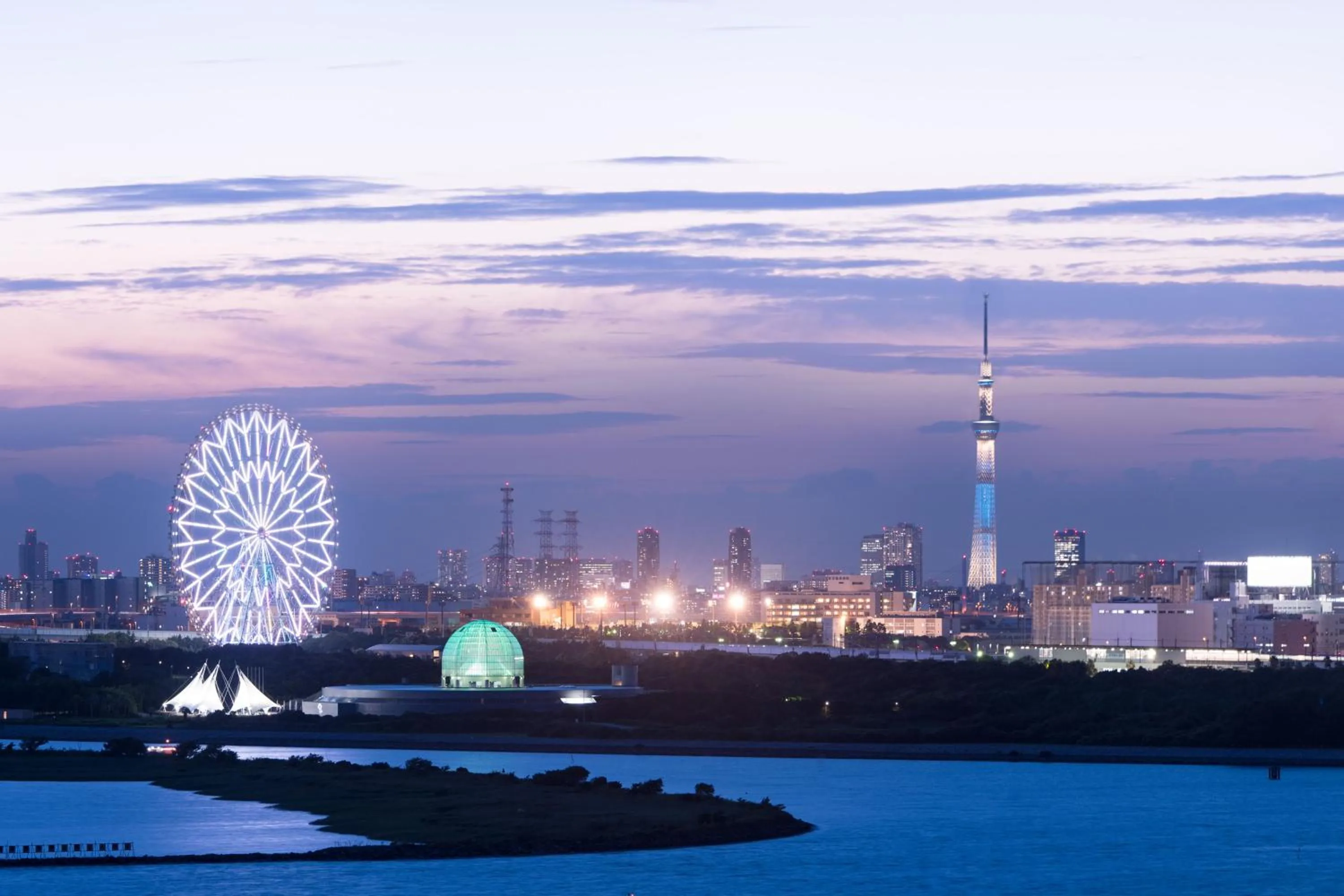 Night in Hilton Tokyo Bay