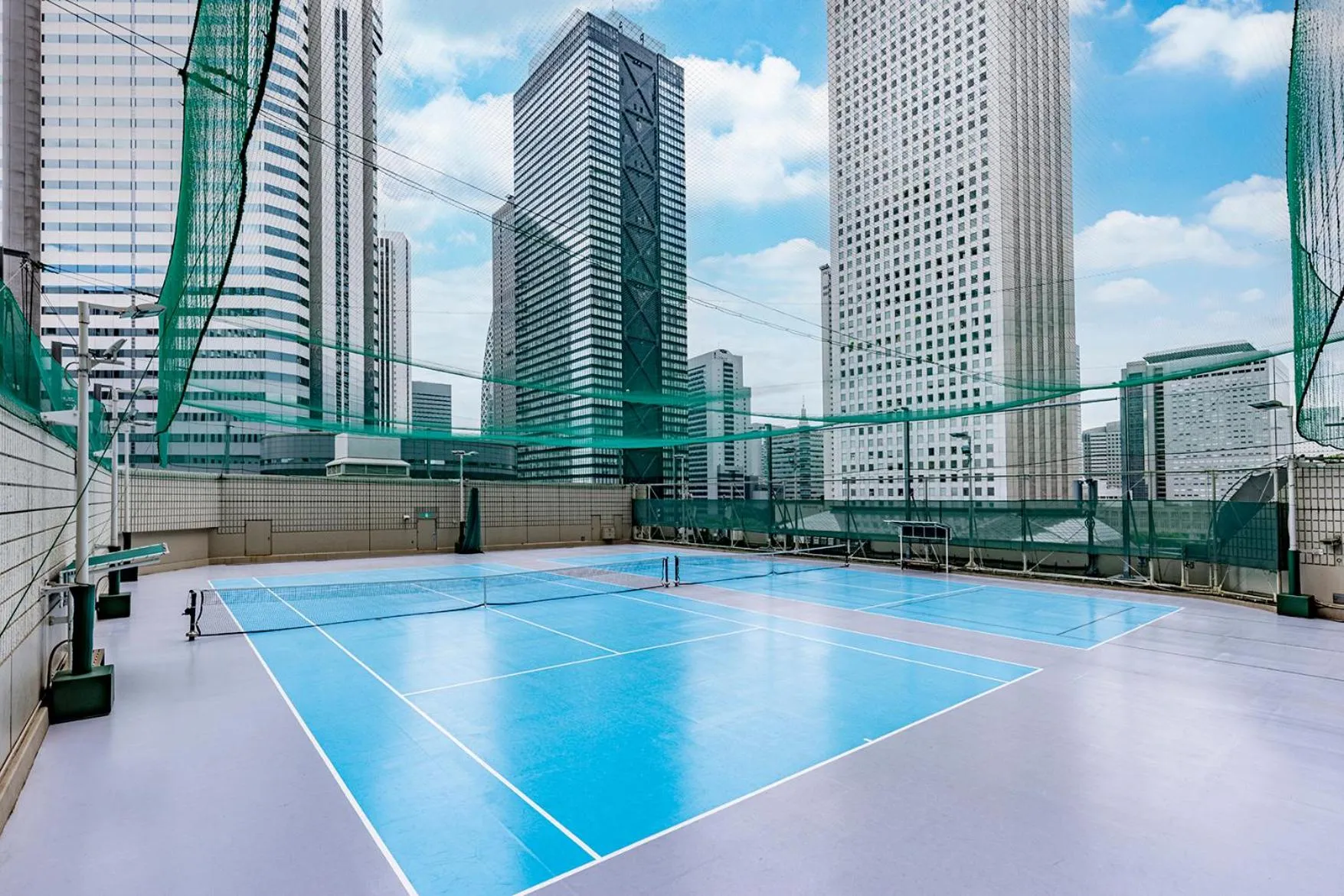 Tennis court in Hilton Tokyo Hotel