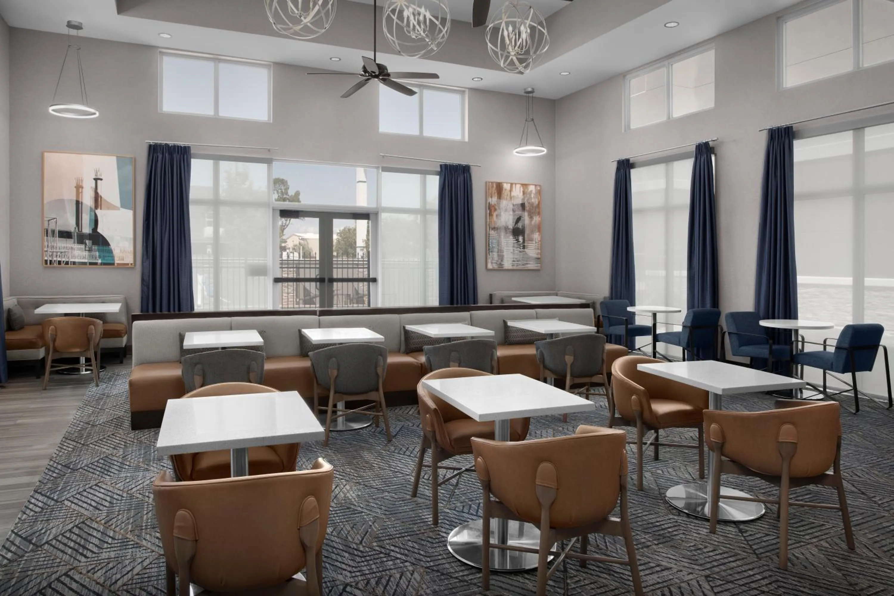 Dining area in Homewood Suites by Hilton Metairie New Orleans