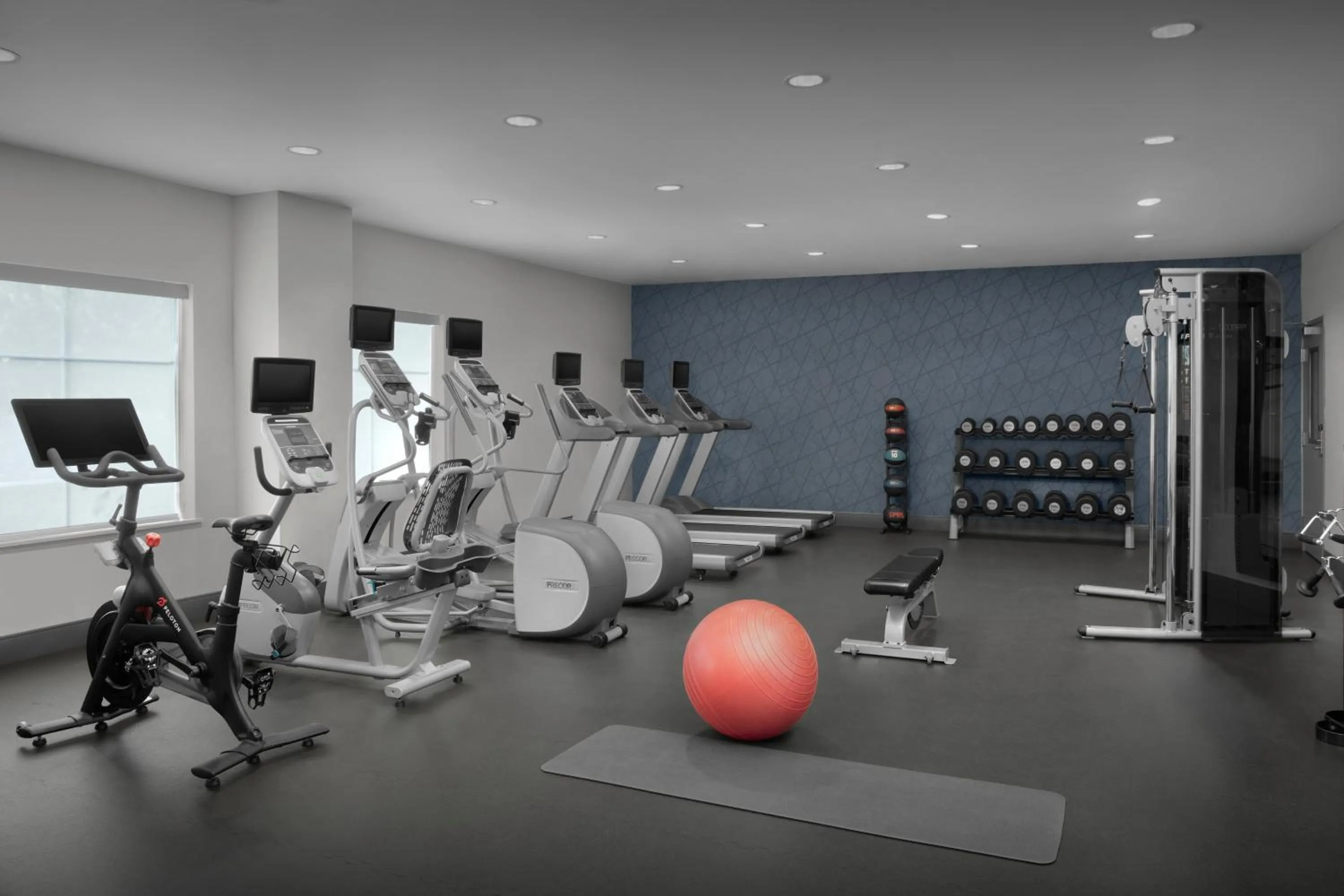 Fitness centre/facilities in Homewood Suites by Hilton Metairie New Orleans