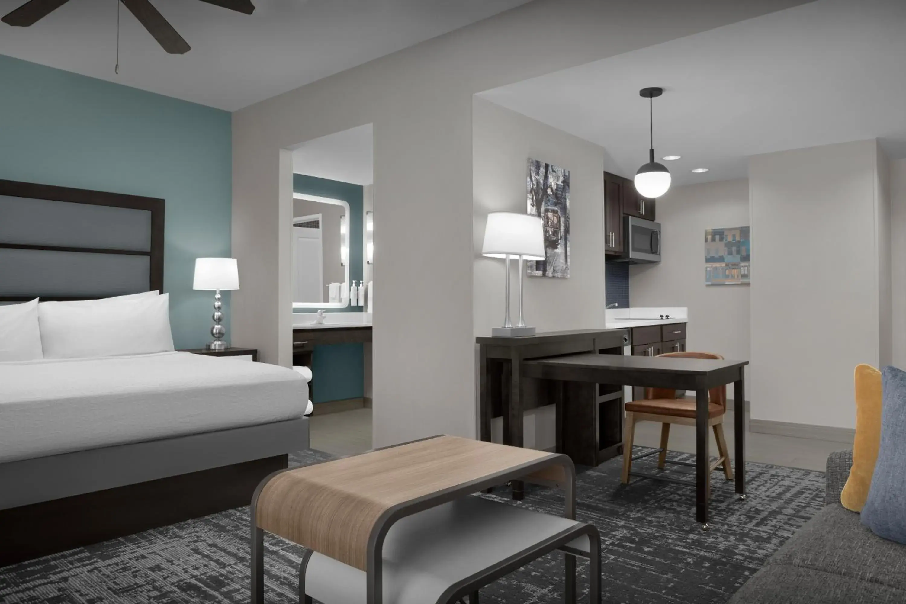 Bed in Homewood Suites by Hilton Metairie New Orleans Bed in Homewood Suites by Hilton Metairie New Orleans