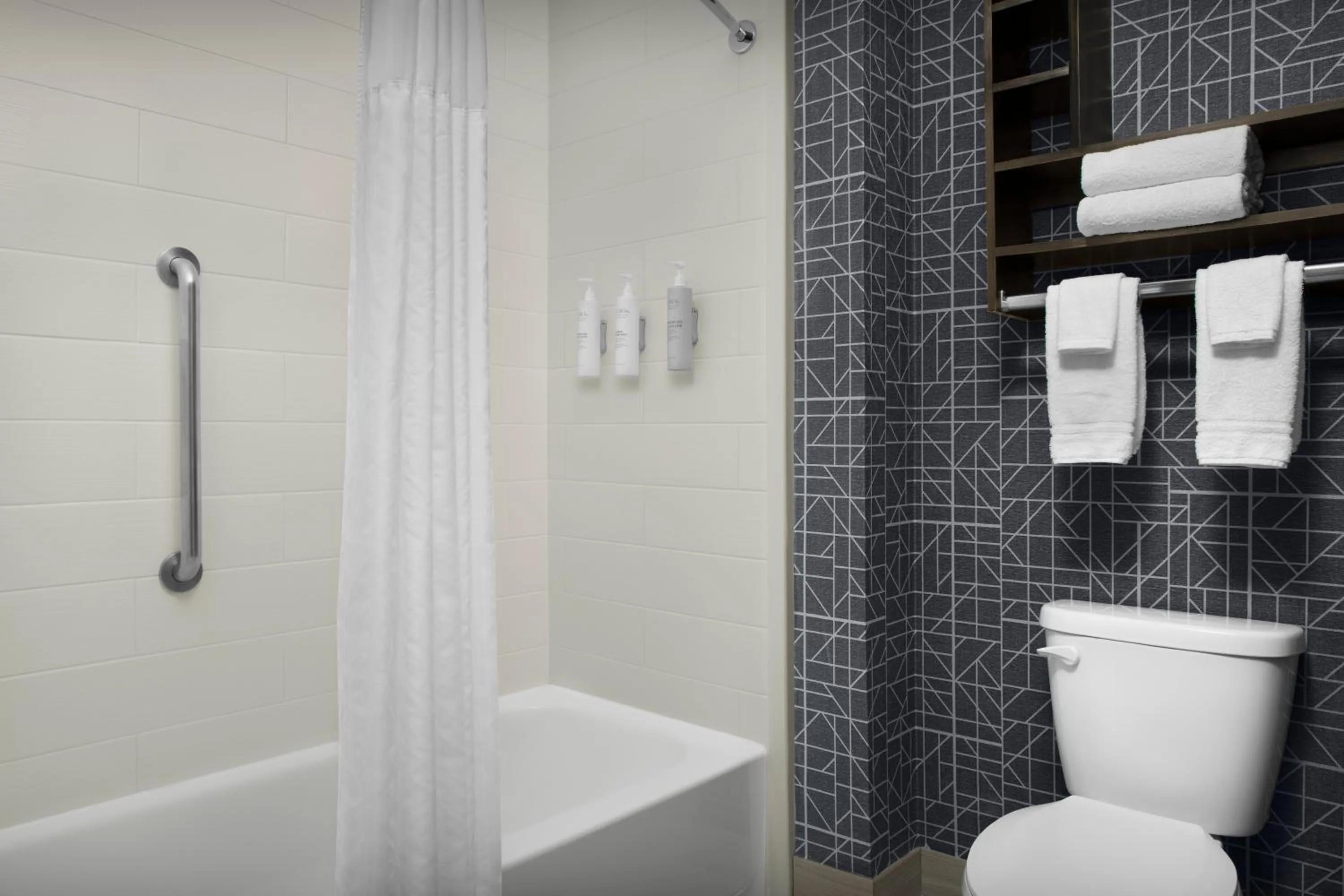 Shower in Homewood Suites by Hilton Metairie New Orleans