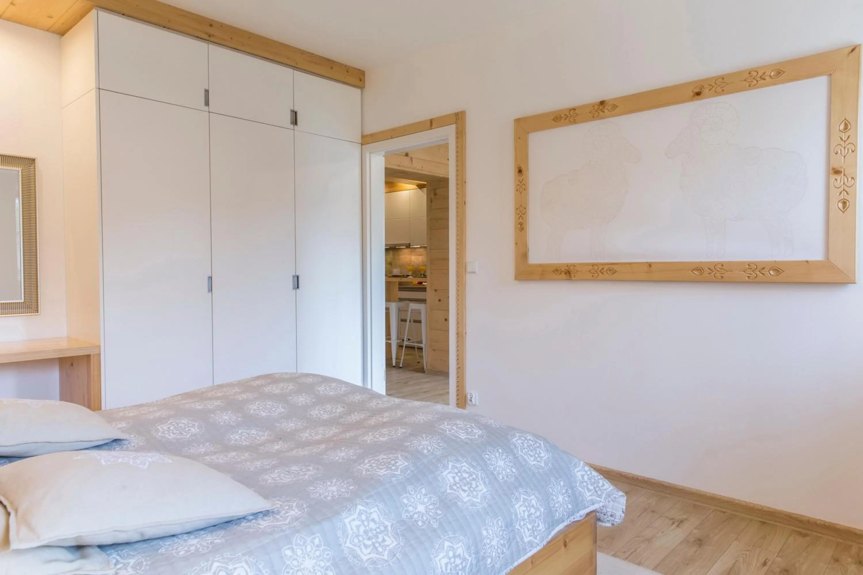 Bed in Apartament Owczarnia Zakopane