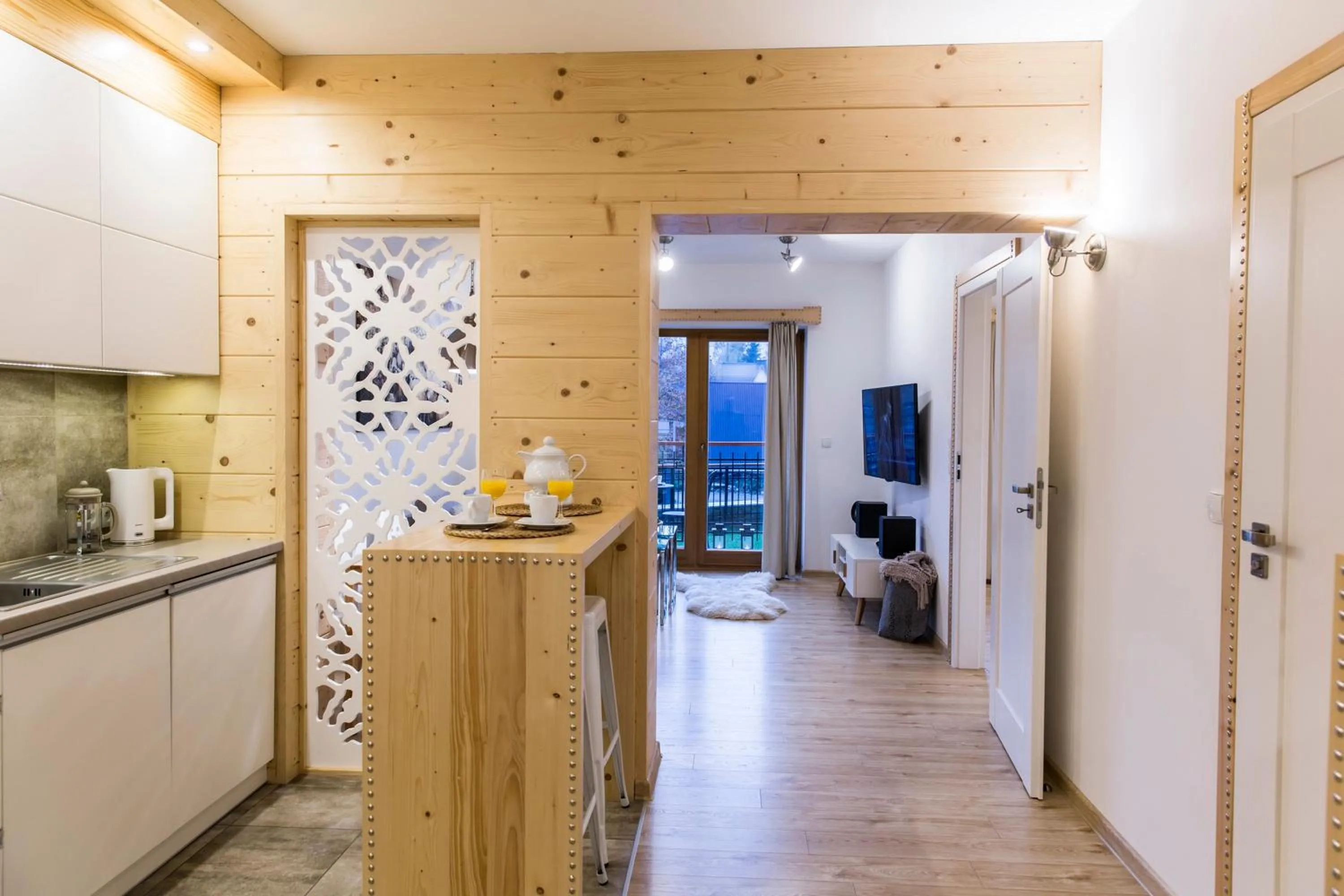 Kitchen or kitchenette in Apartament Owczarnia Zakopane