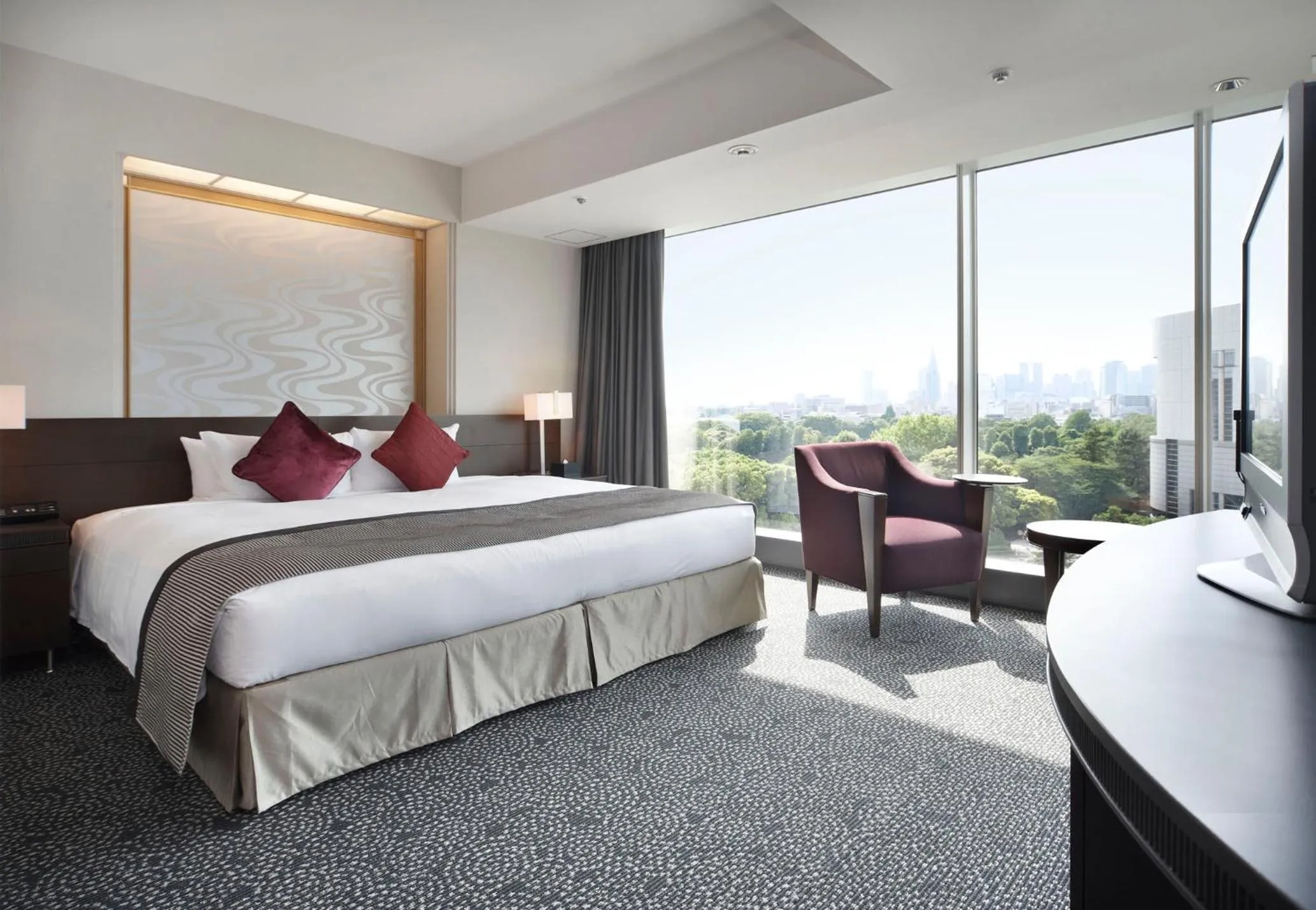 Bed in Hotel New Otani Tokyo The Main