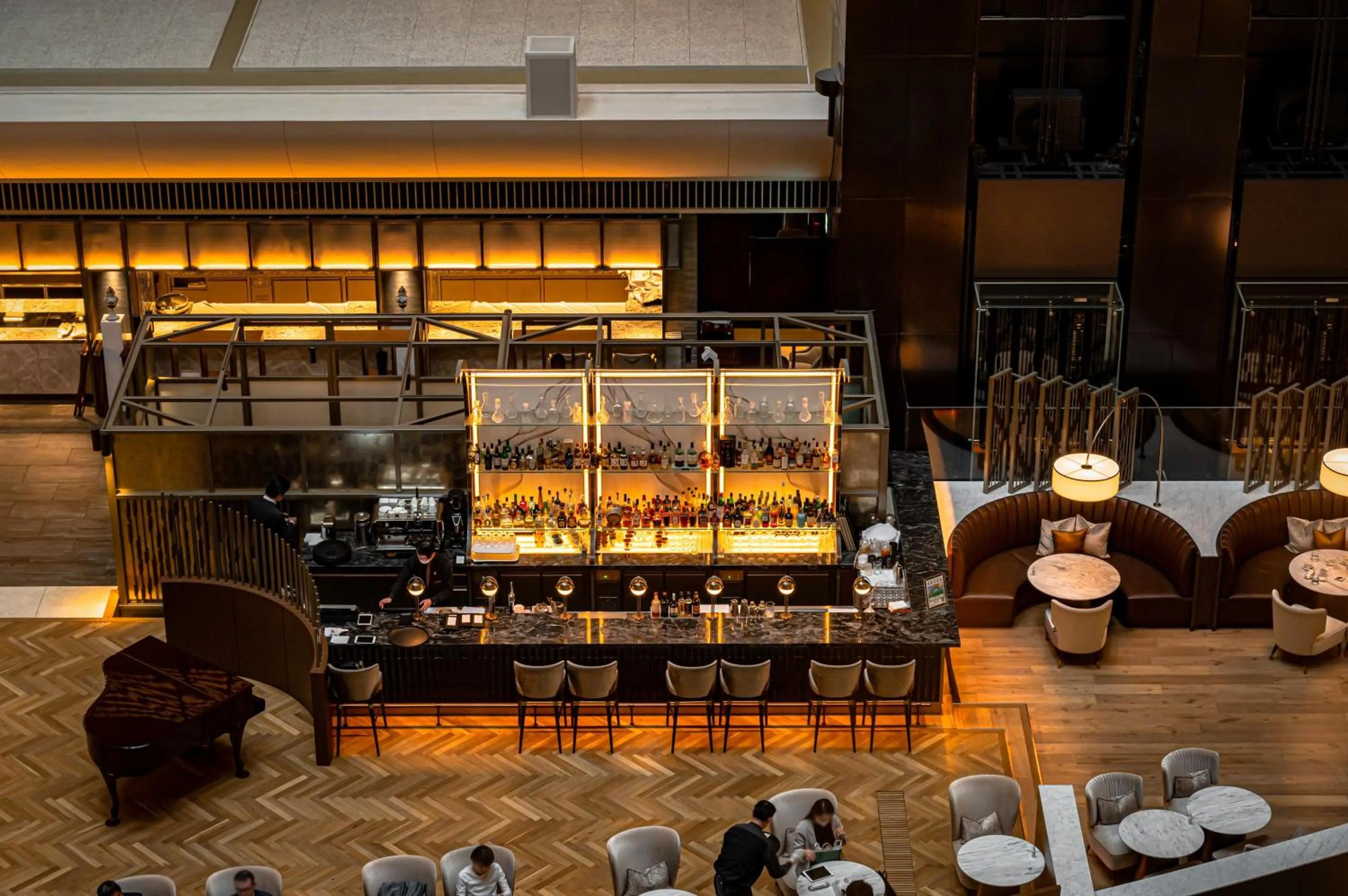 Lounge or bar in The Strings by InterContinental, Tokyo by IHG