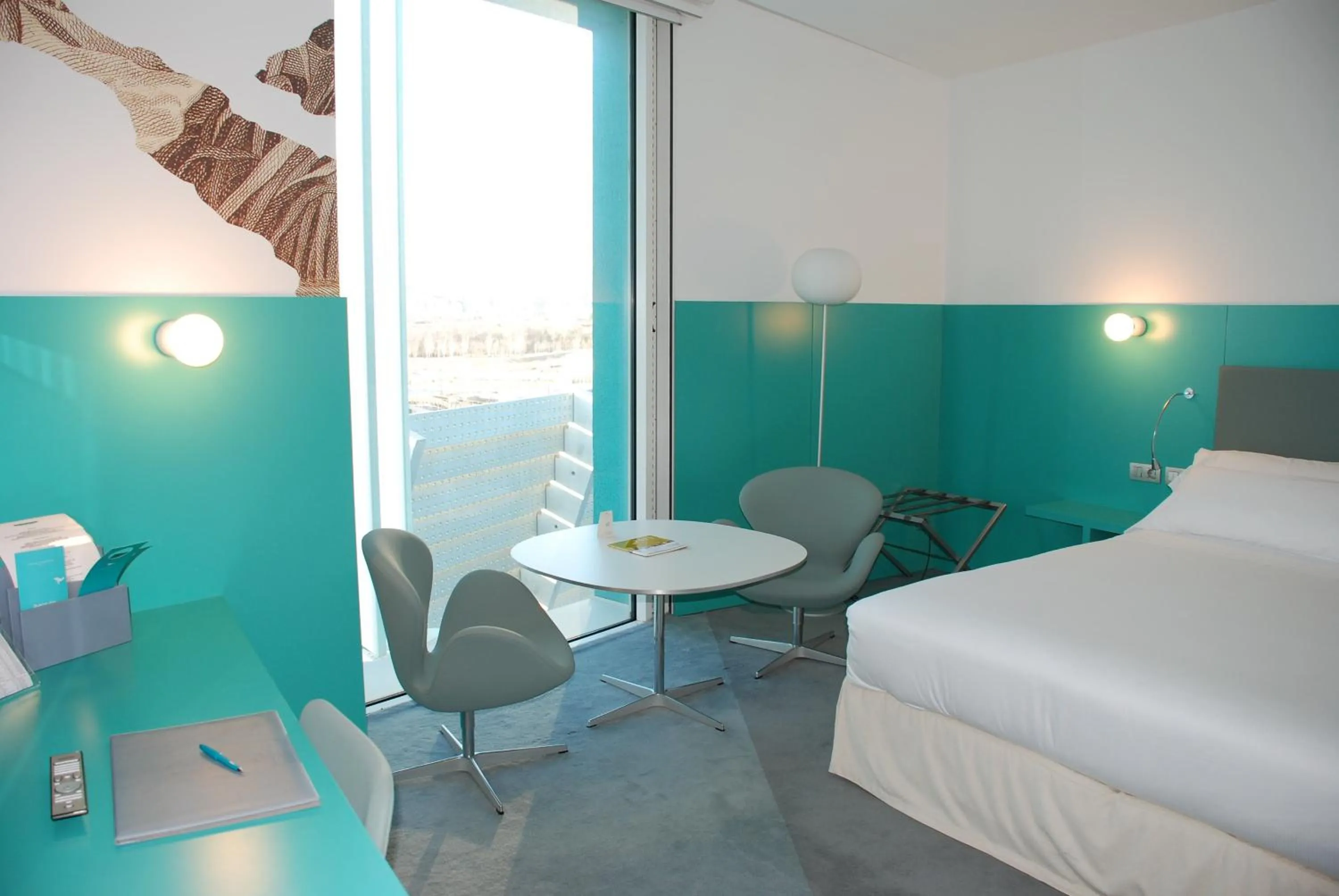 Bedroom, Bed in Hotel Hiberus