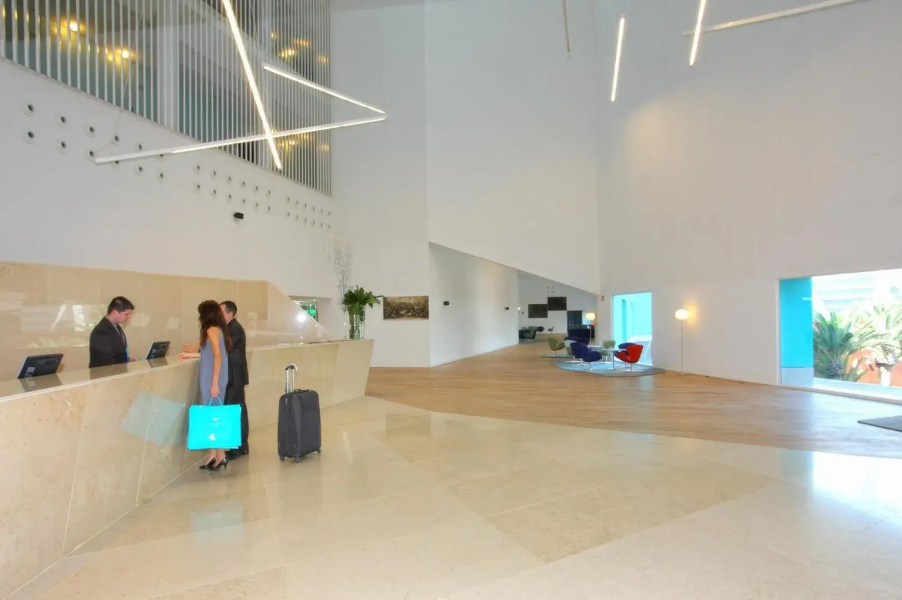 Lobby or reception in Hotel Hiberus Lobby or reception in Hotel Hiberus