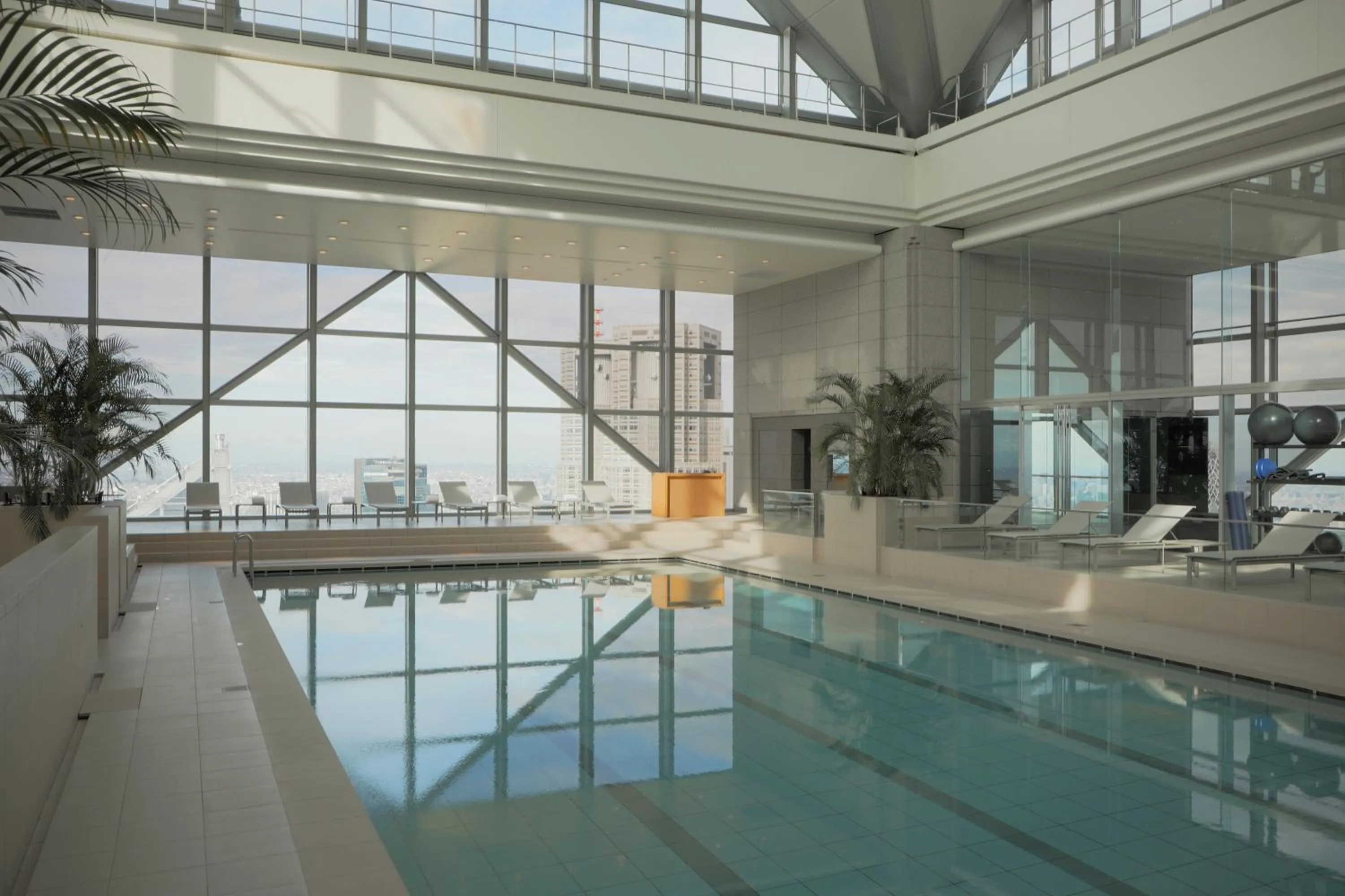 Pool view in Park Hyatt Tokyo