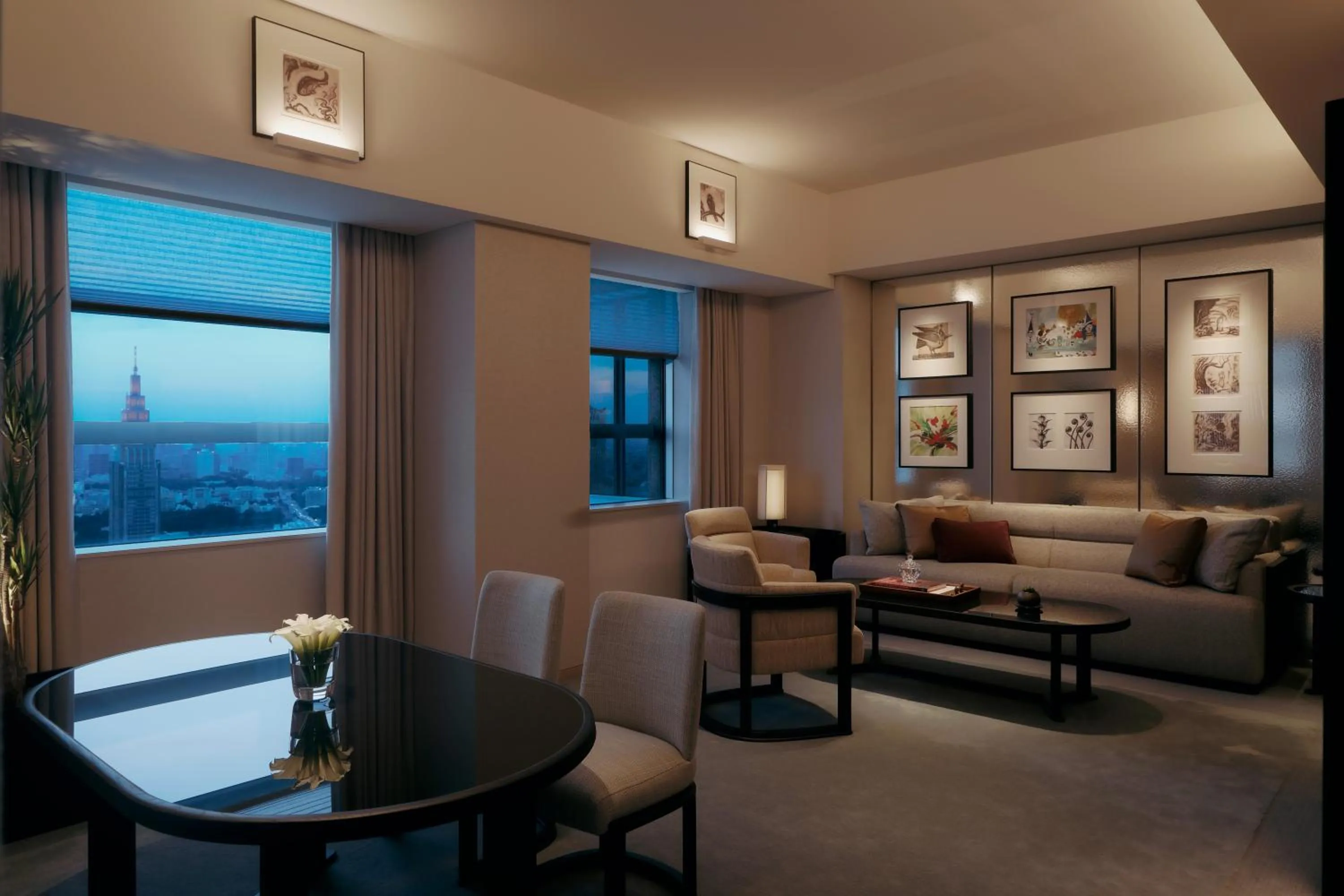 Living room in Park Hyatt Tokyo