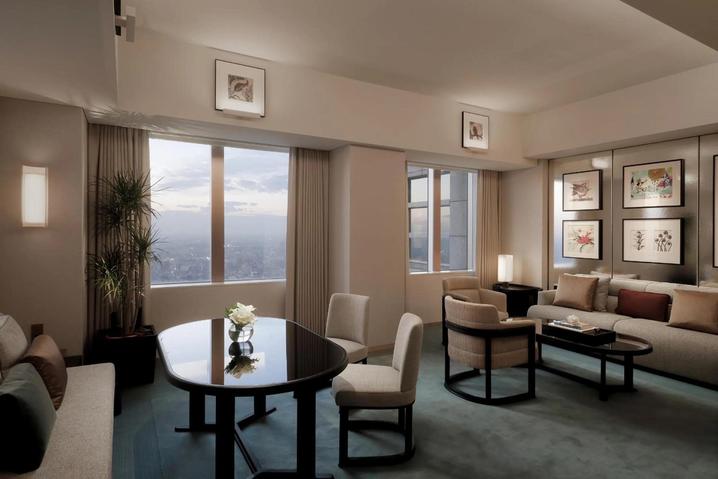 Living room in Park Hyatt Tokyo
