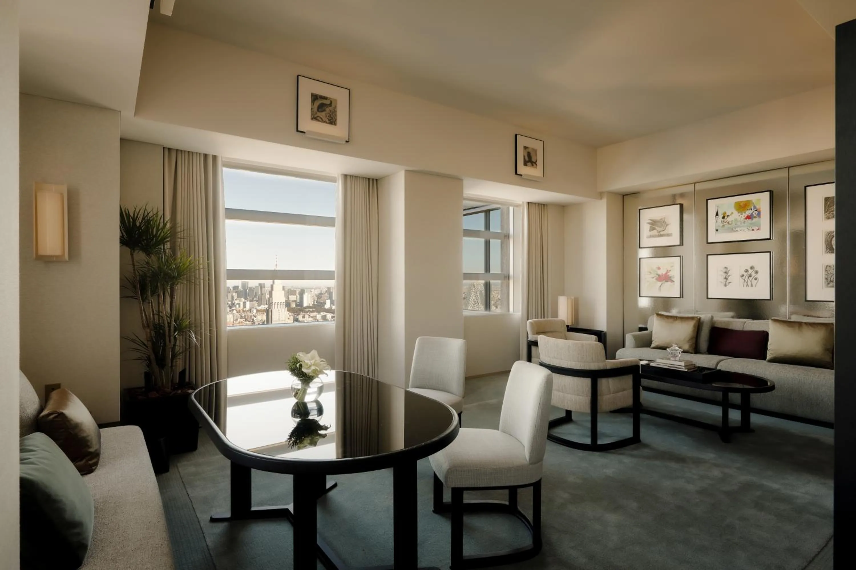 Living room in Park Hyatt Tokyo