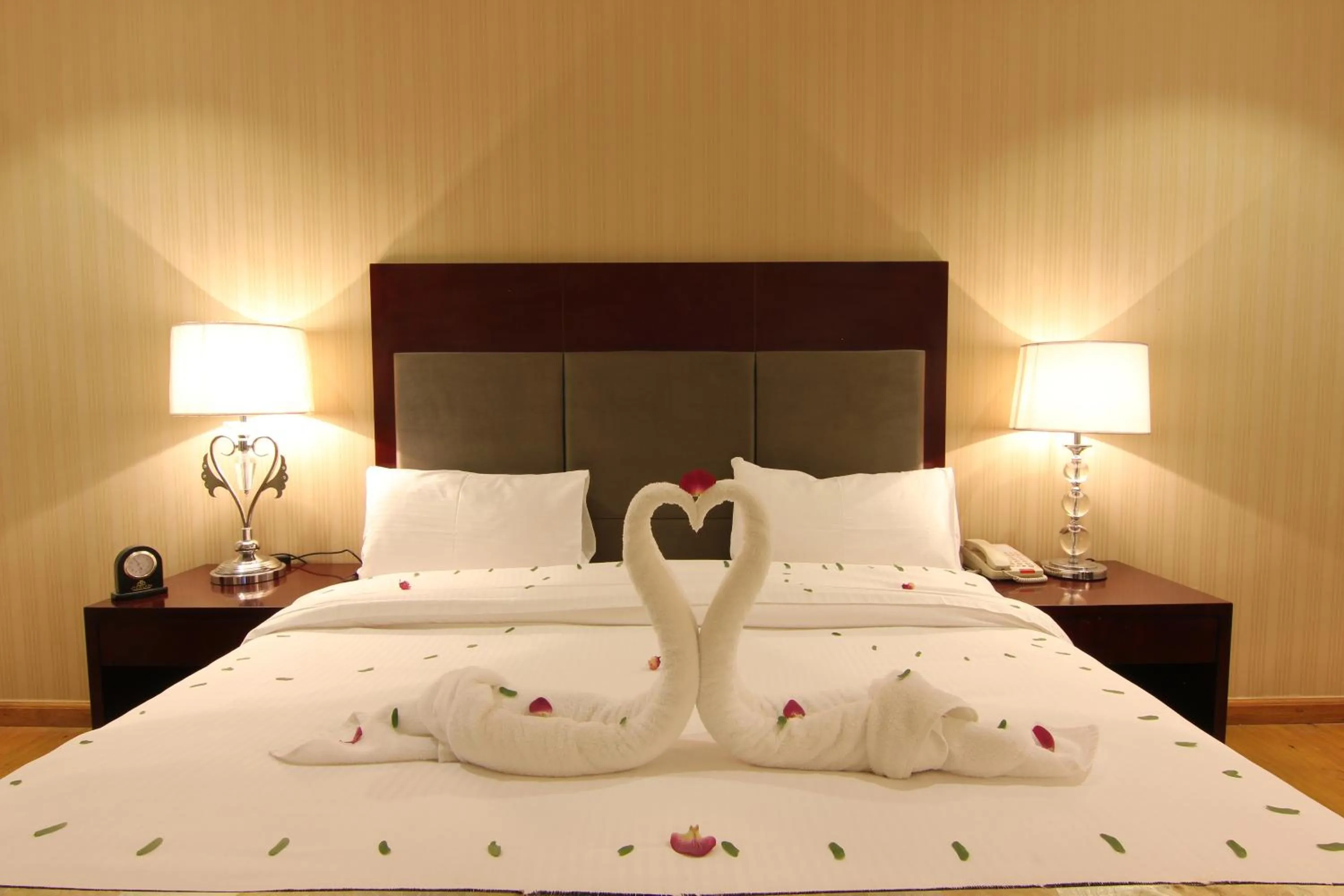 Bed in Aliah Towlan Palace