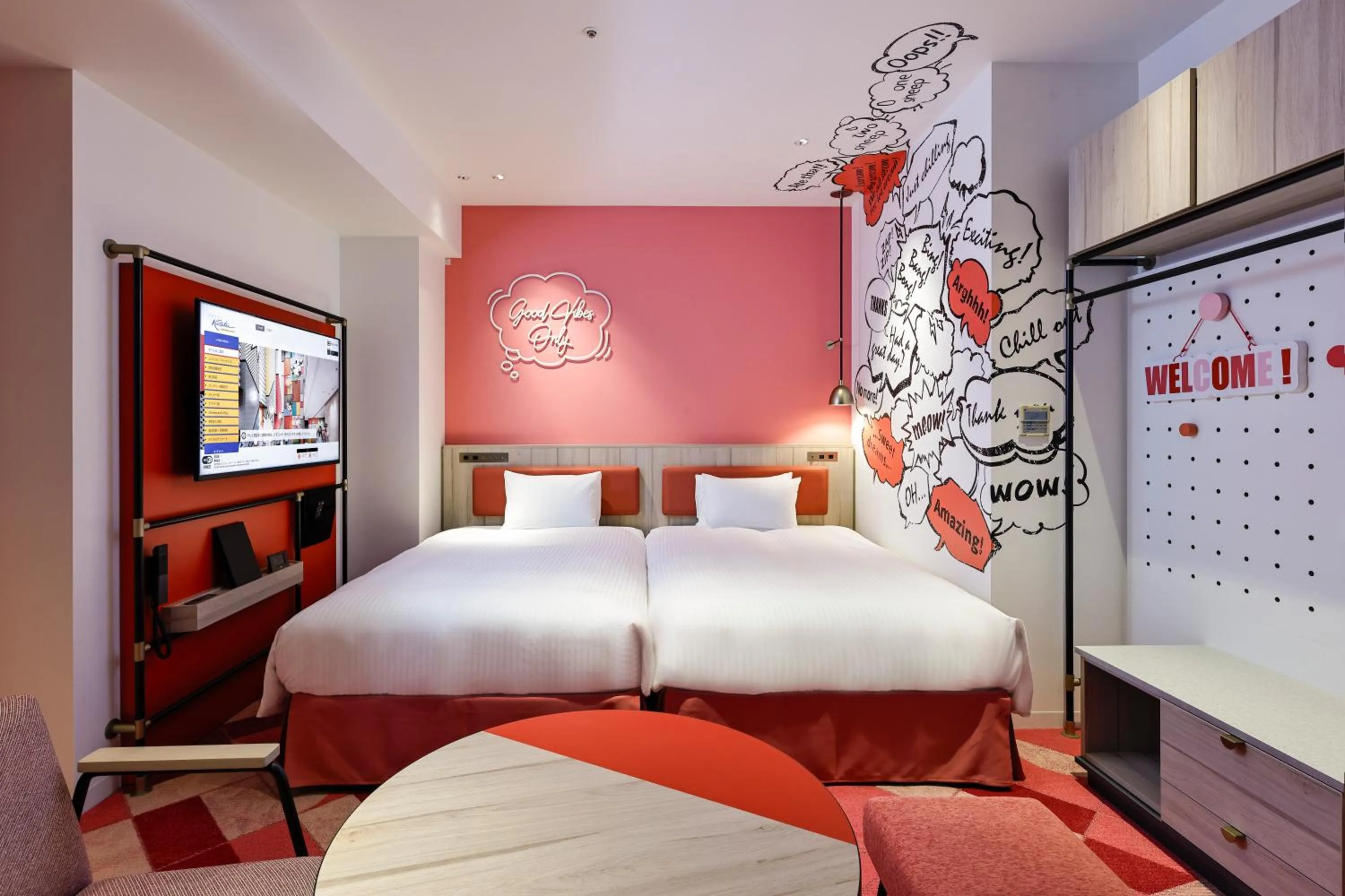 Bed in Hotel Kintetsu Universal City