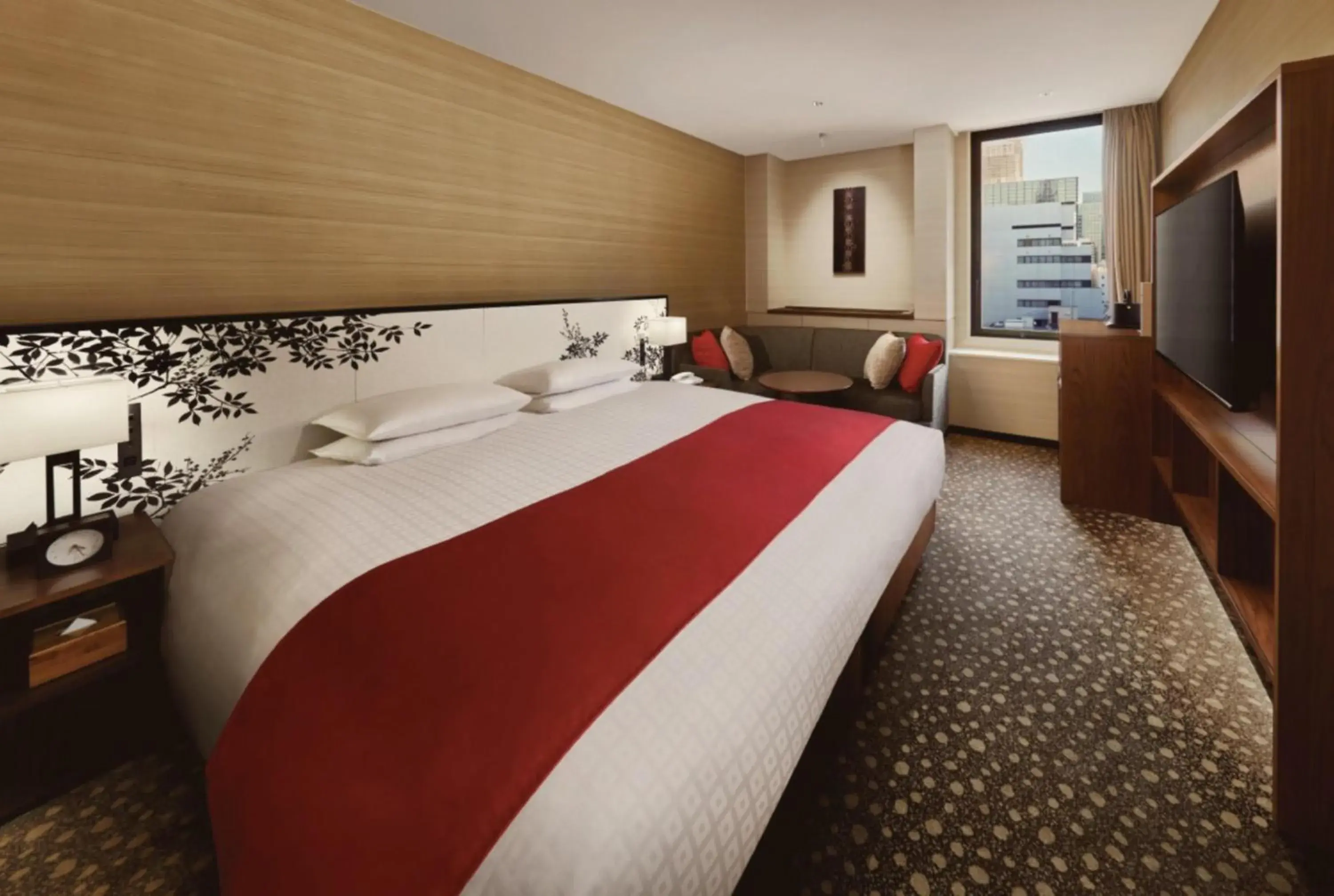 Bed in Shiba Park Hotel Bed in Shiba Park Hotel