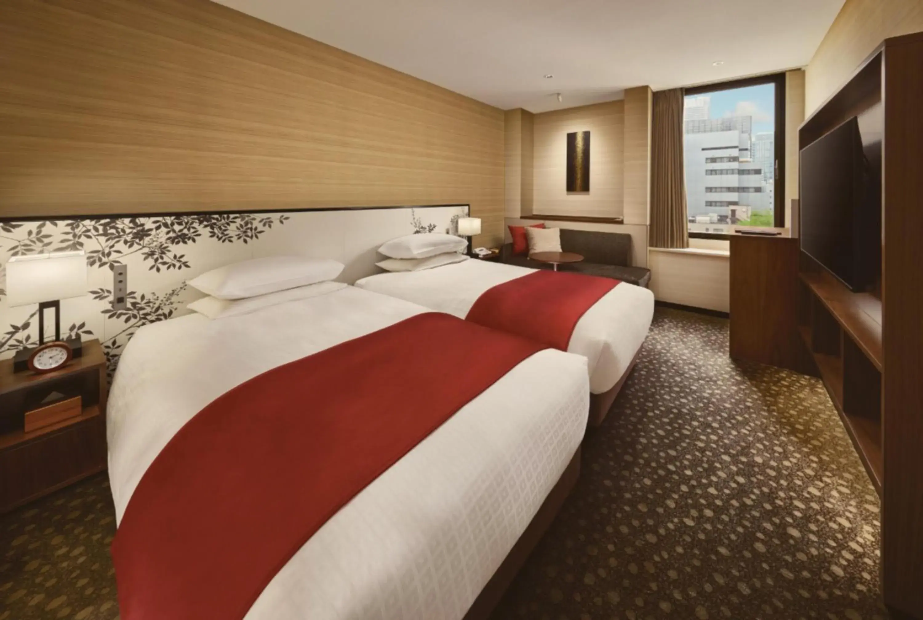 Bed in Shiba Park Hotel Bed in Shiba Park Hotel