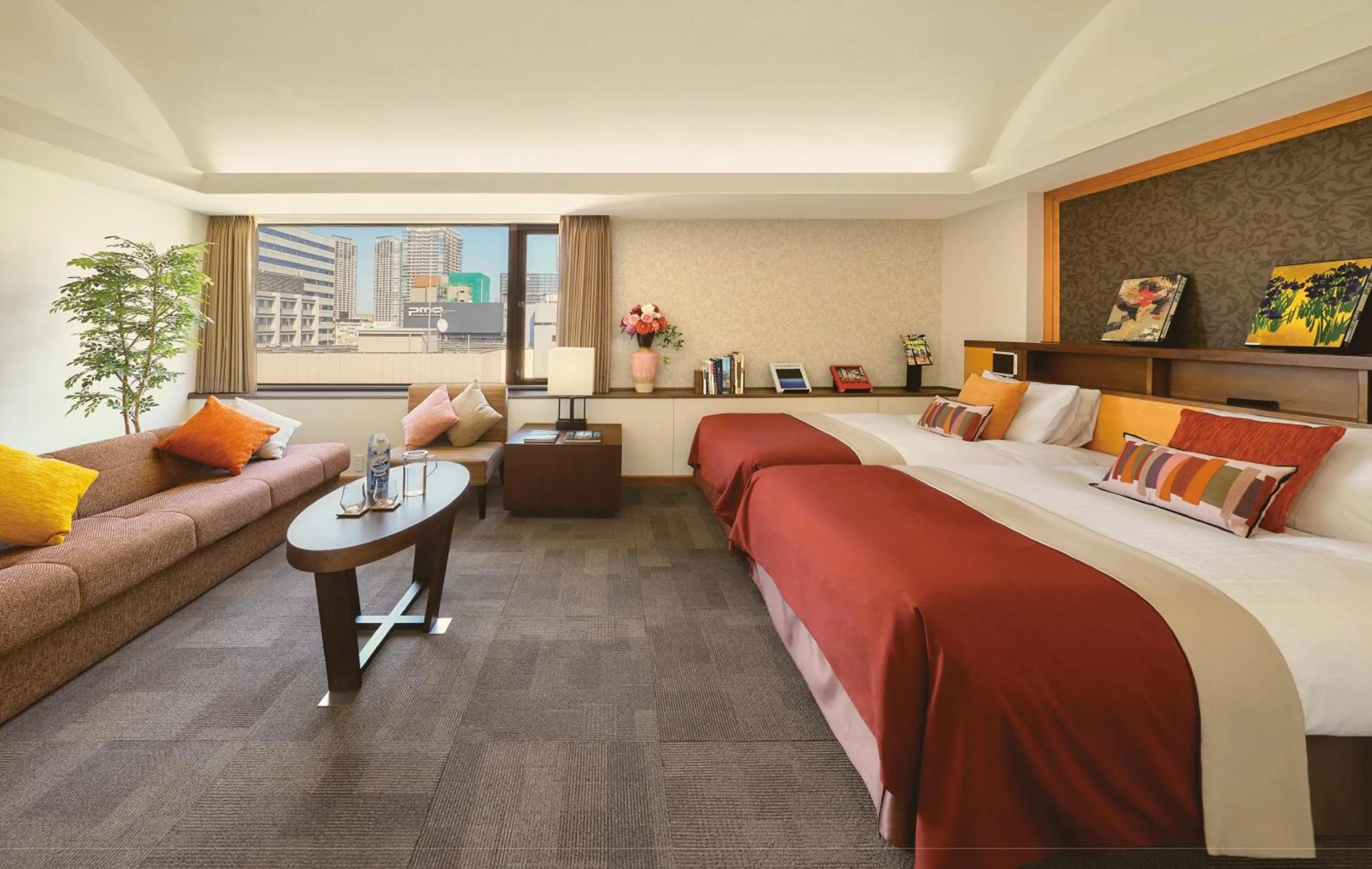 Bed in Shiba Park Hotel