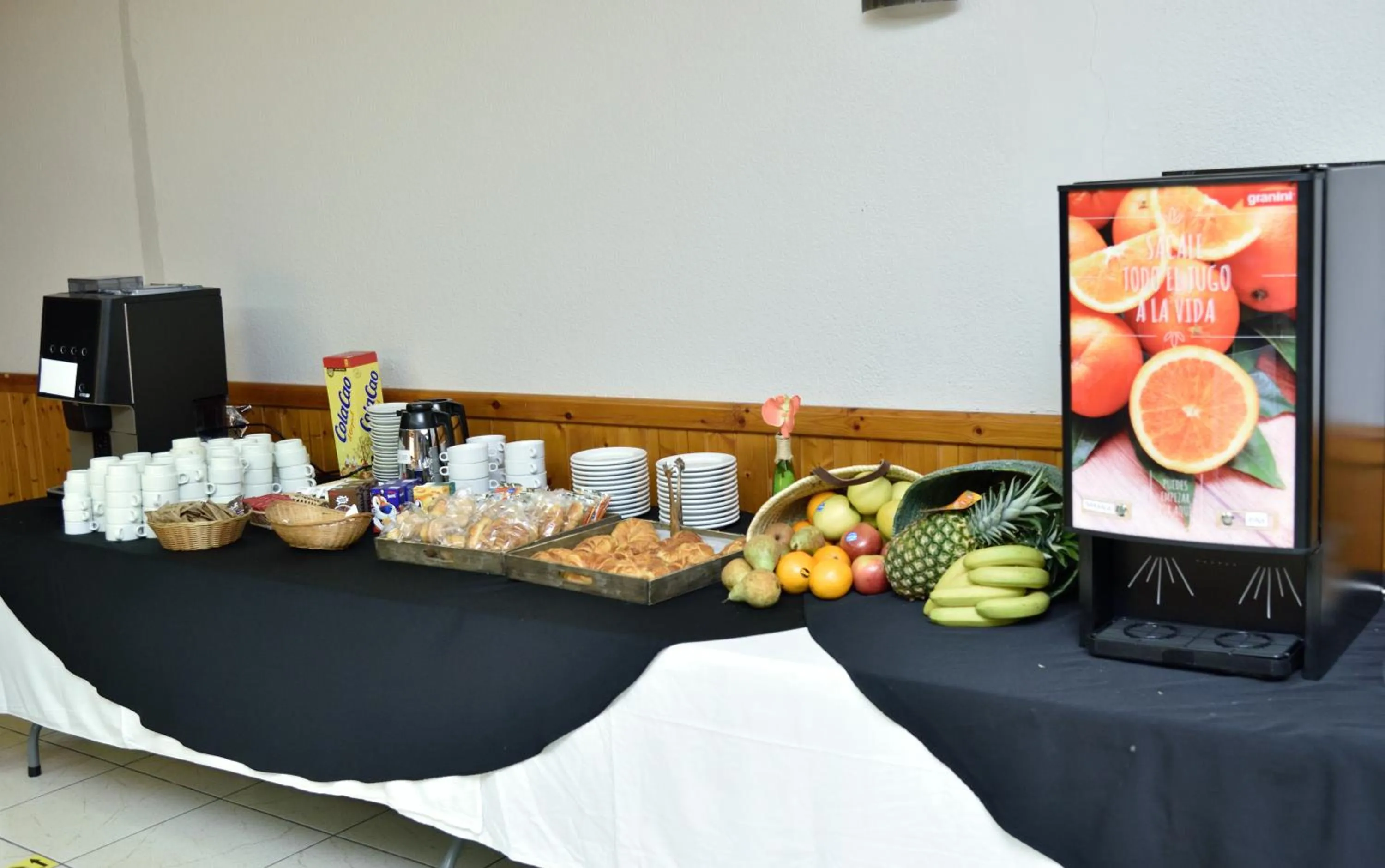 Food and drinks in Hotel Sierra de Arcos