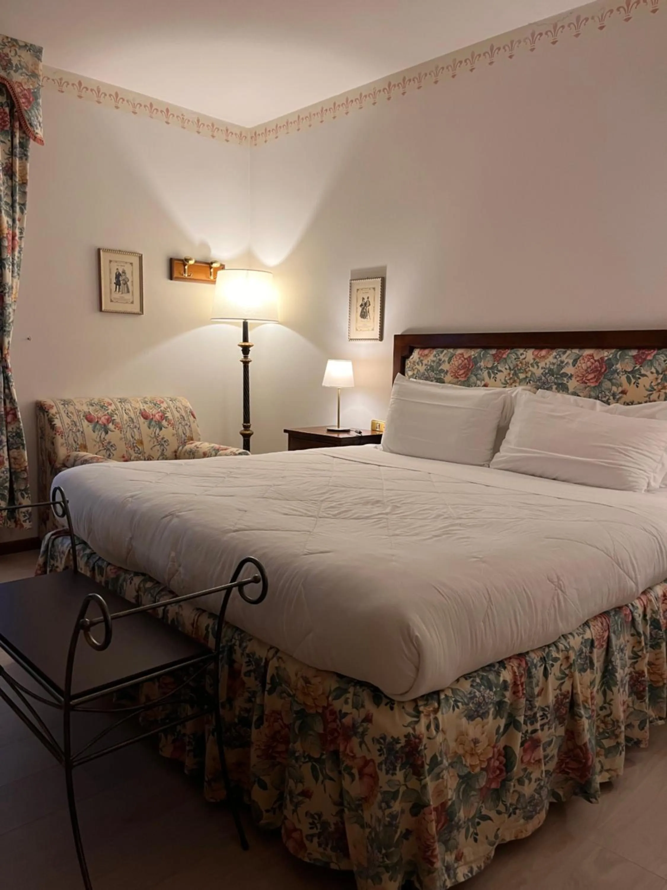 Bed in Hotel Villa Luppis