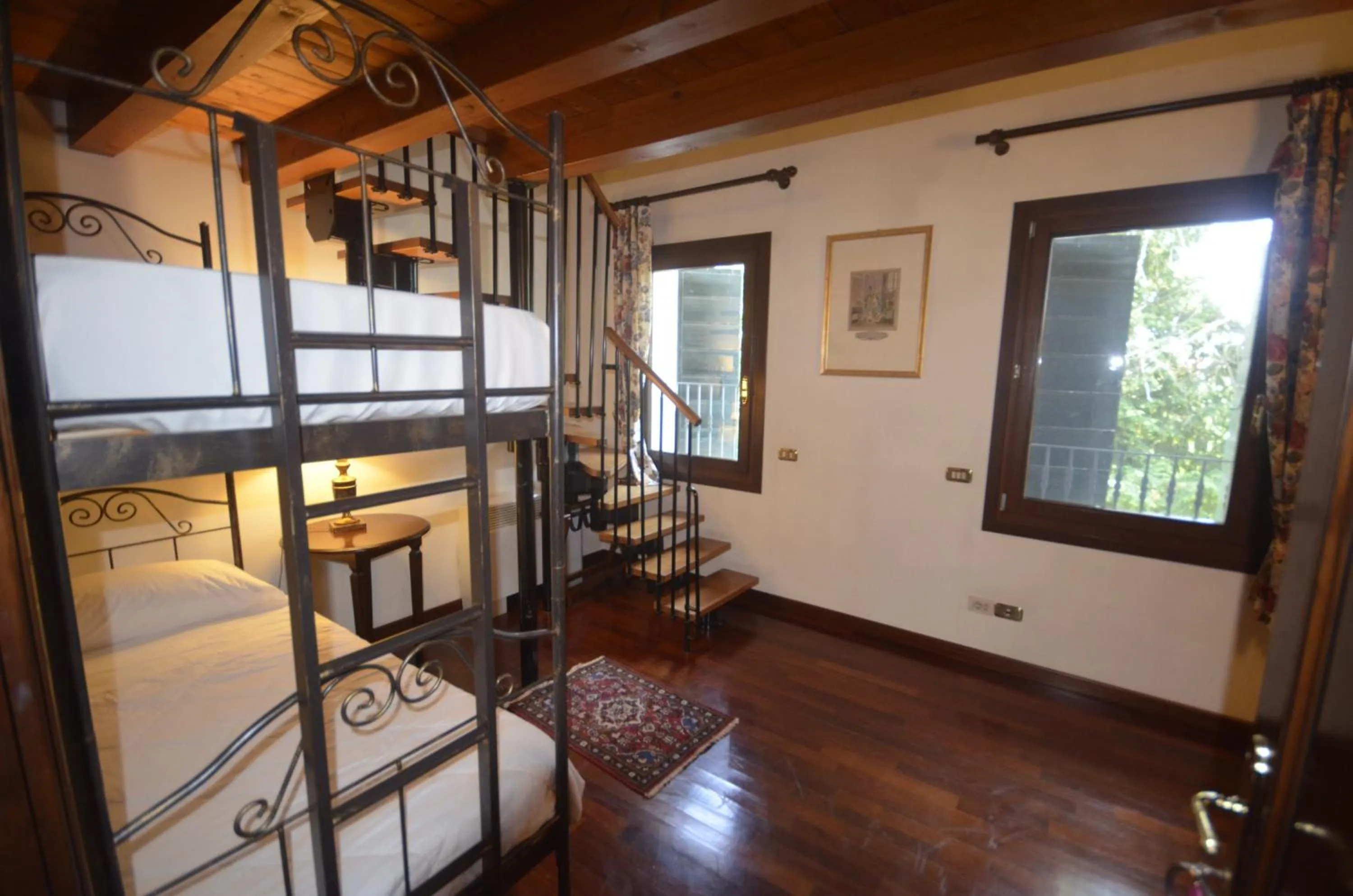 Bed in Hotel Villa Luppis