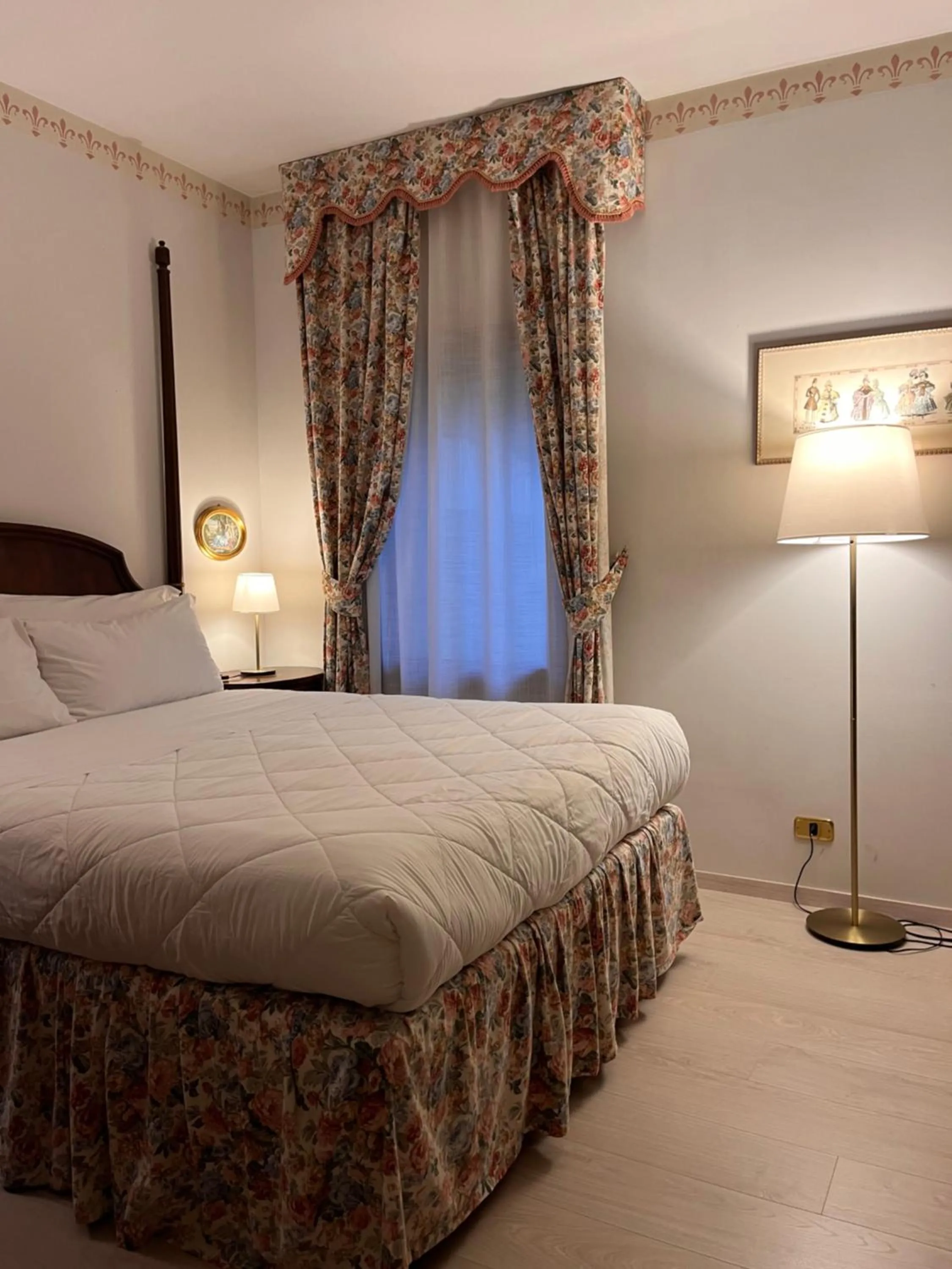 Bed in Hotel Villa Luppis