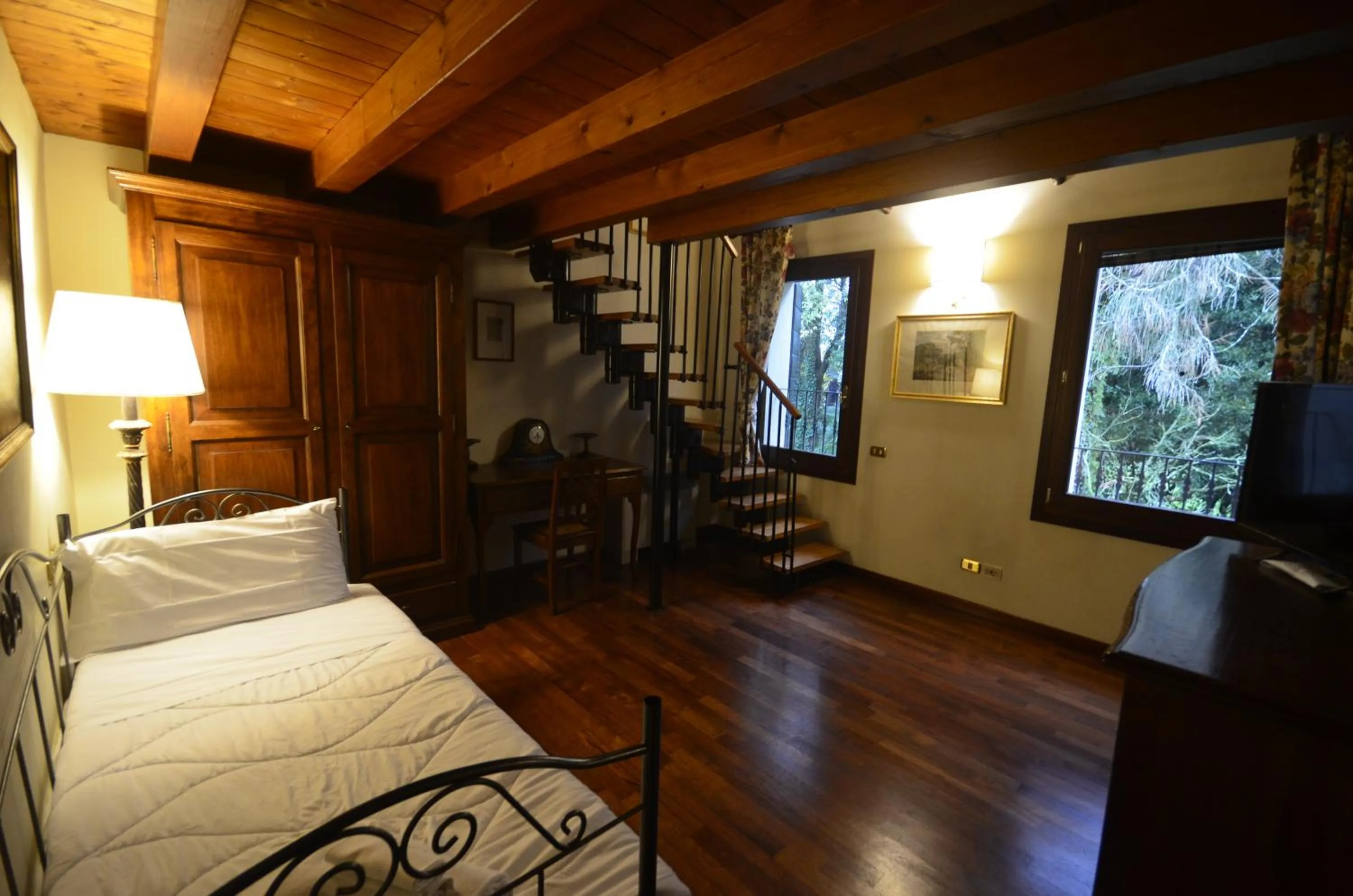 Bed in Hotel Villa Luppis