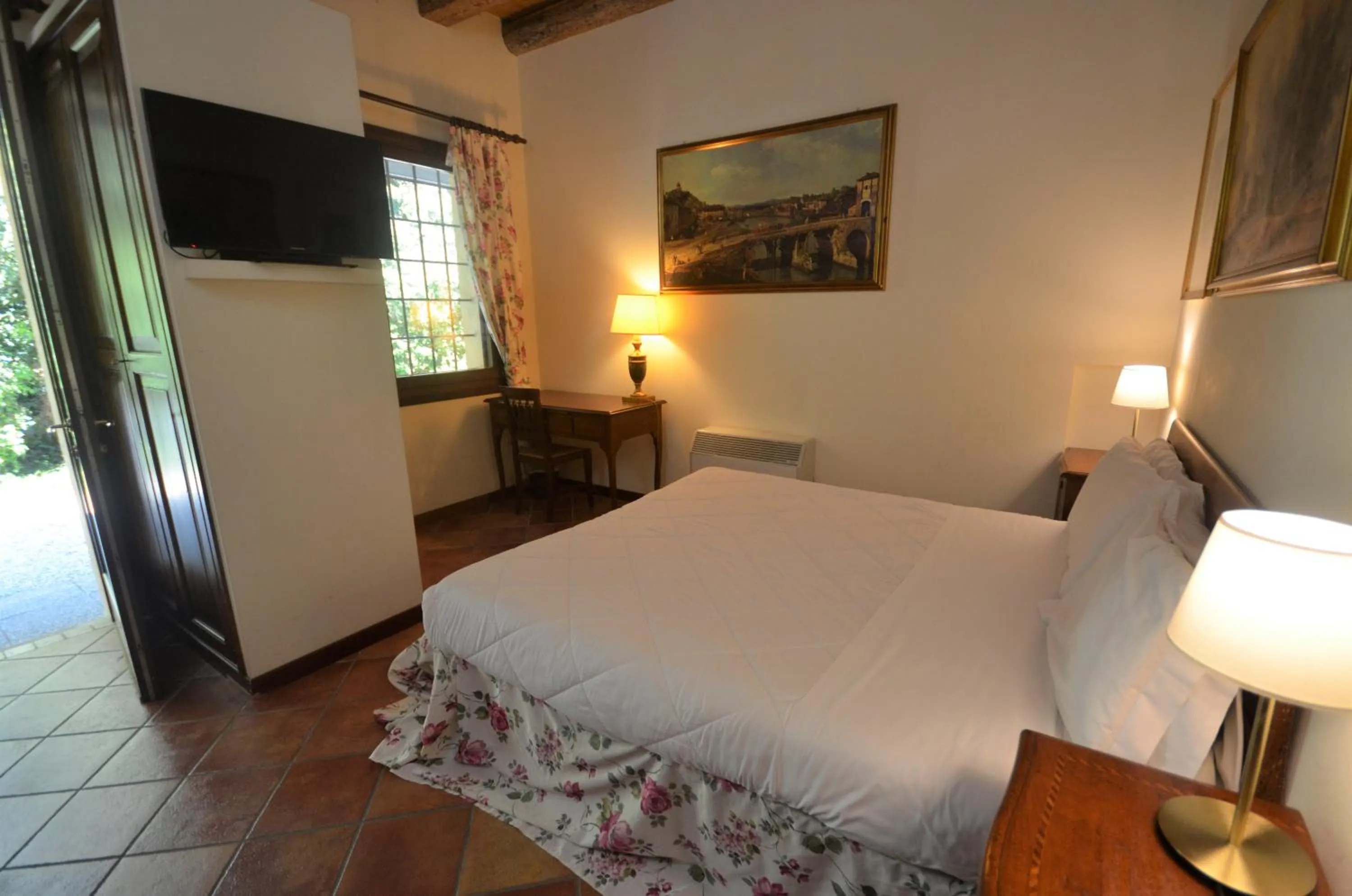 Bed in Hotel Villa Luppis