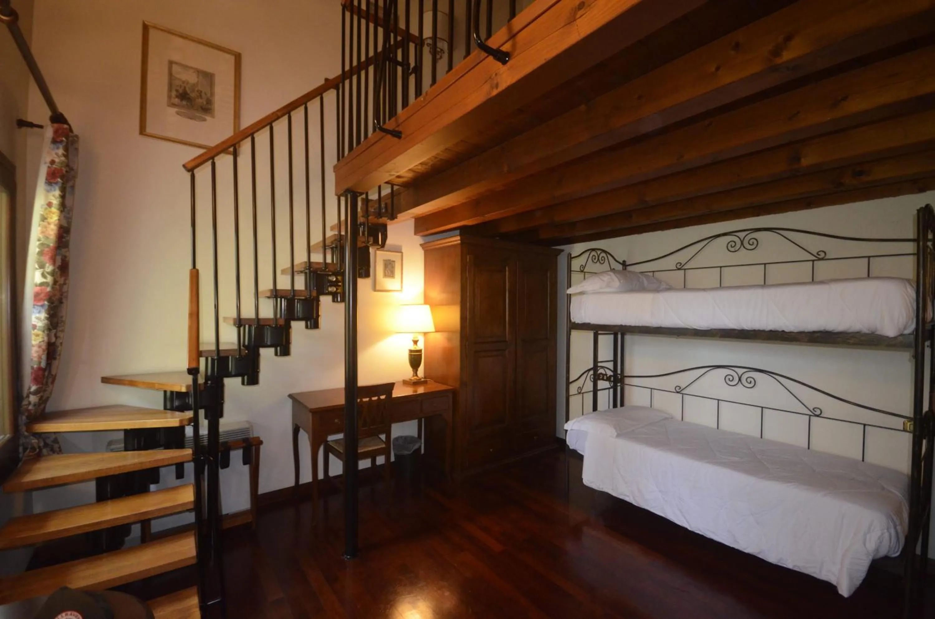 Bed in Hotel Villa Luppis