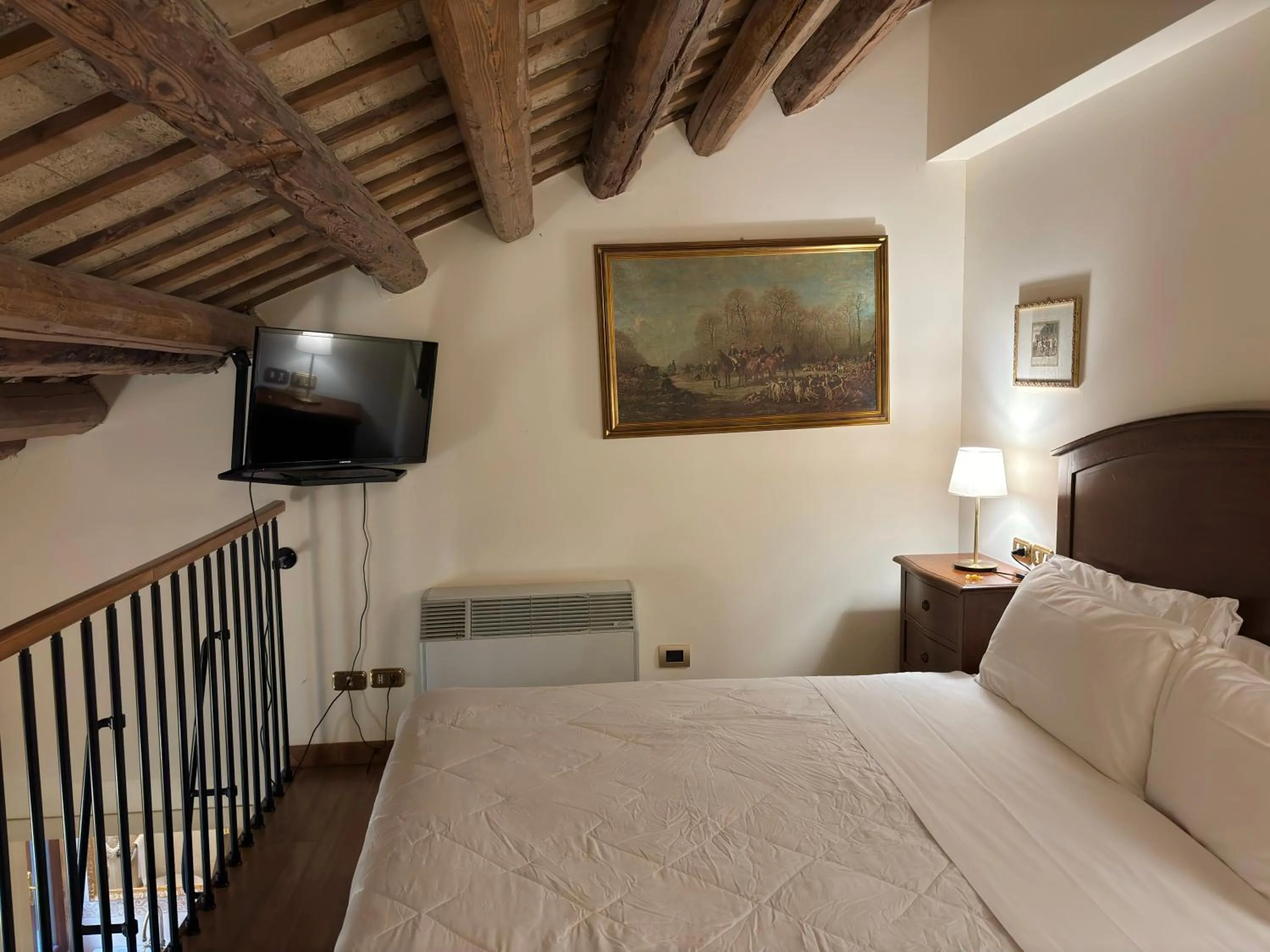 Bed in Hotel Villa Luppis