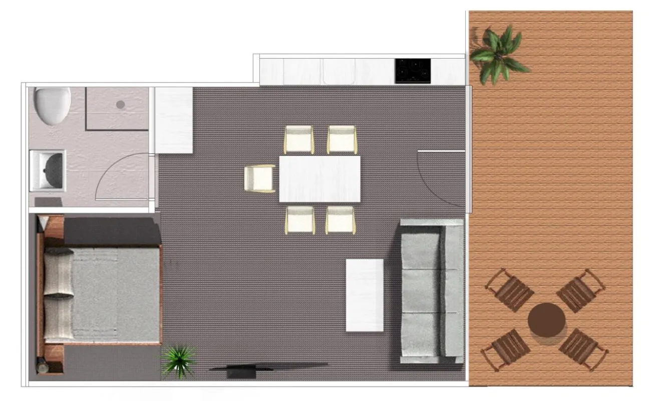 Floor plan in Marina Baotić Apartments