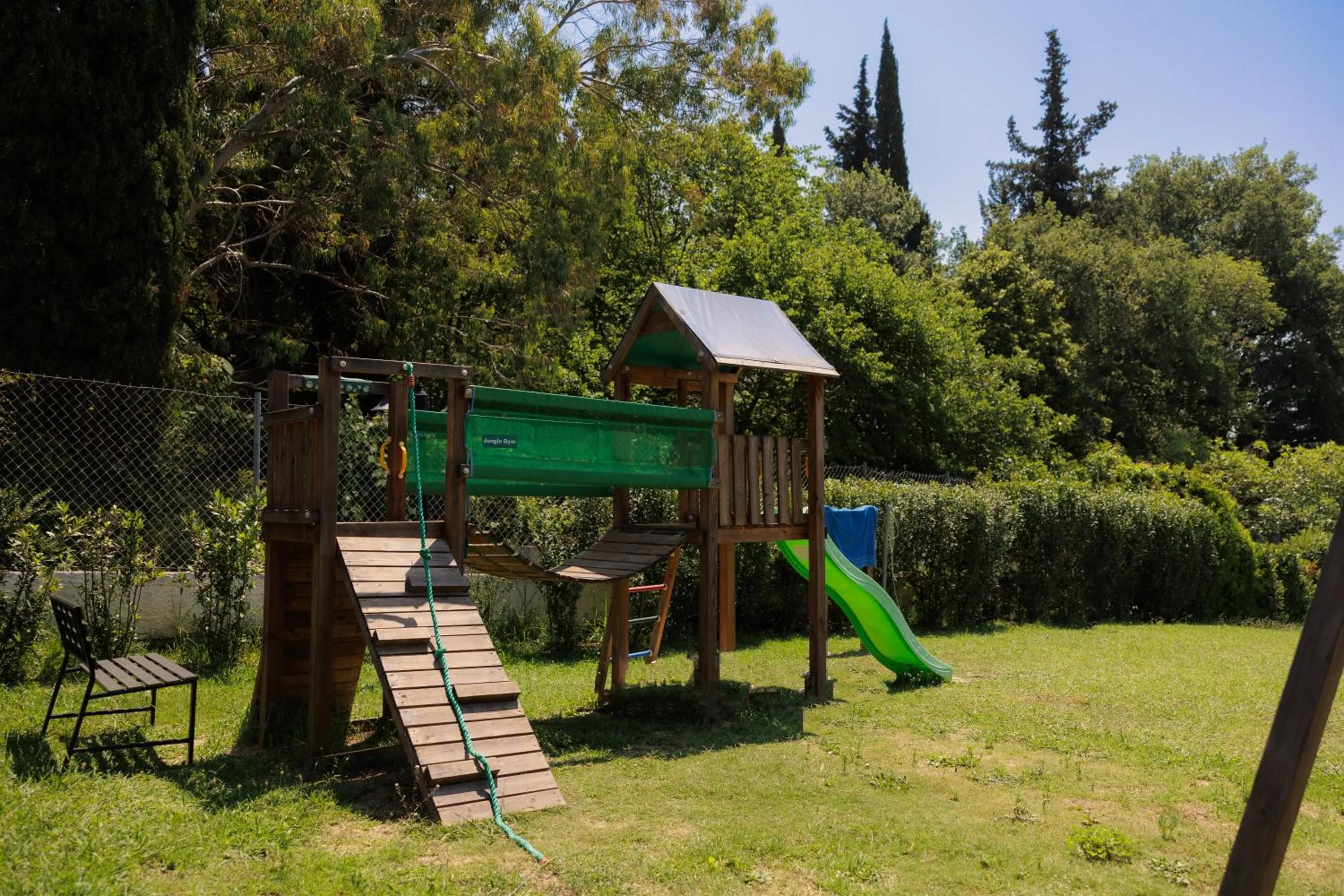Children play ground in Dominoes Corfu