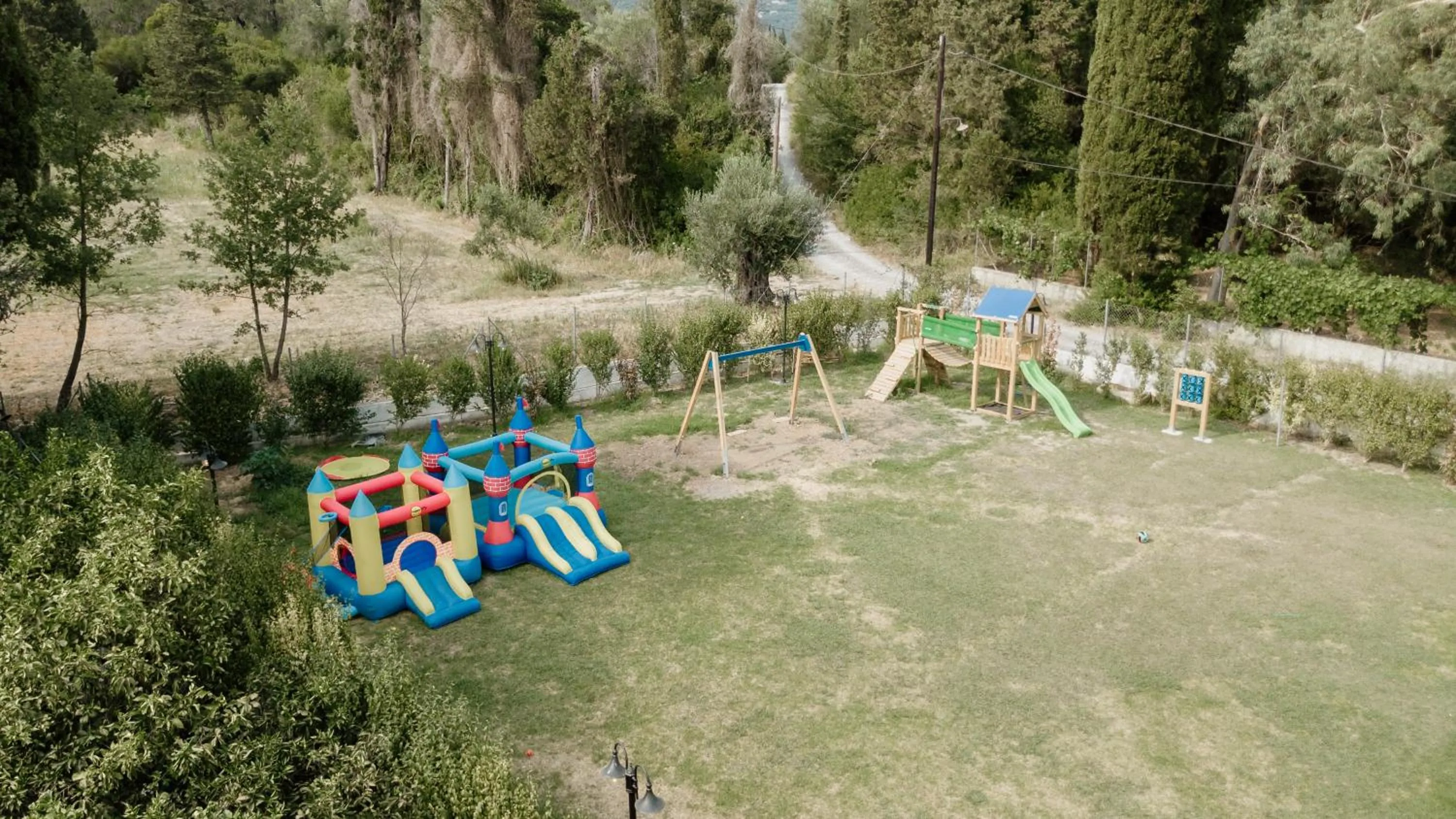 Children play ground in Dominoes Corfu